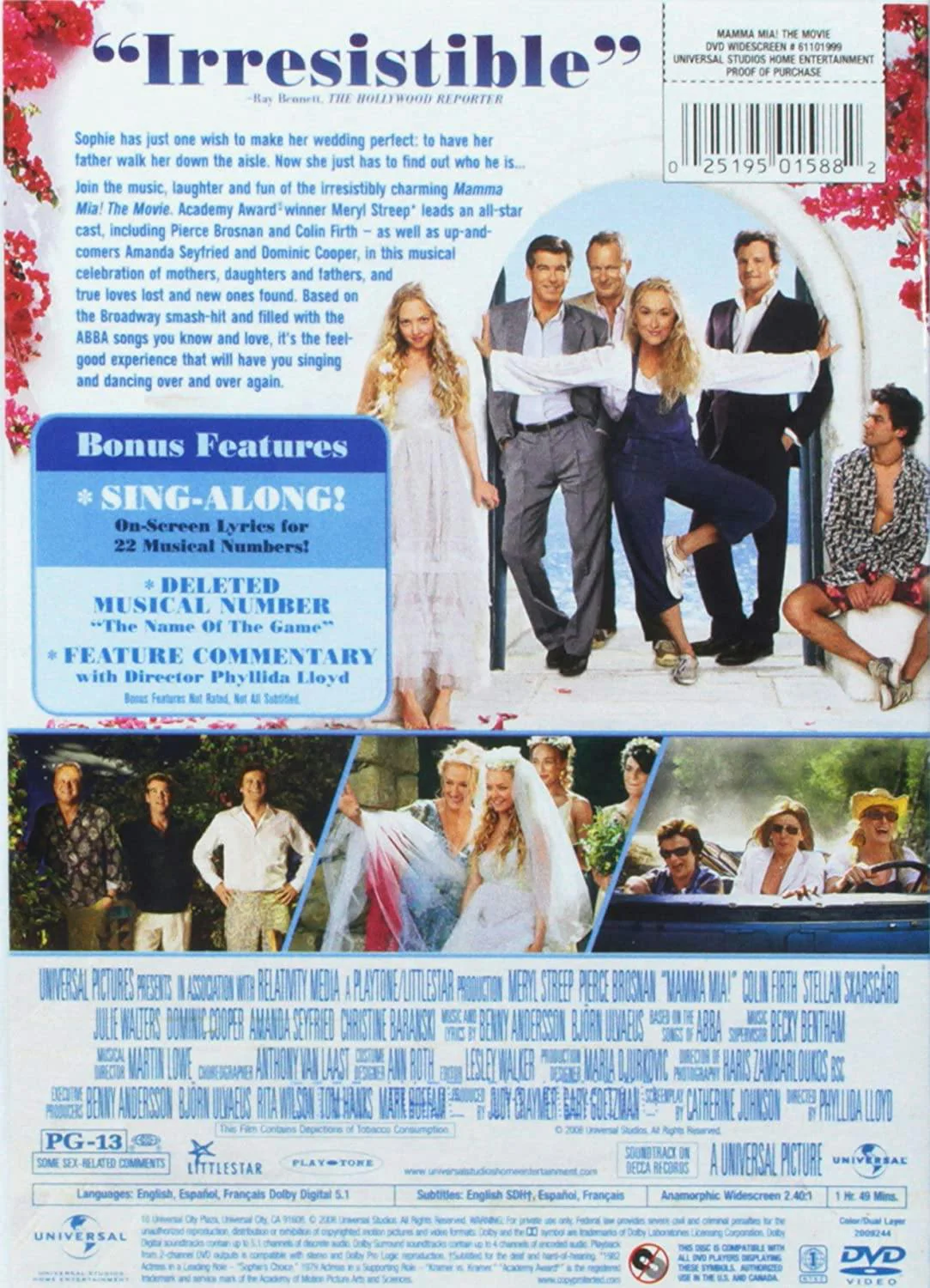 Mamma Mia! The Movie (Widescreen) [DVD] - Image 2