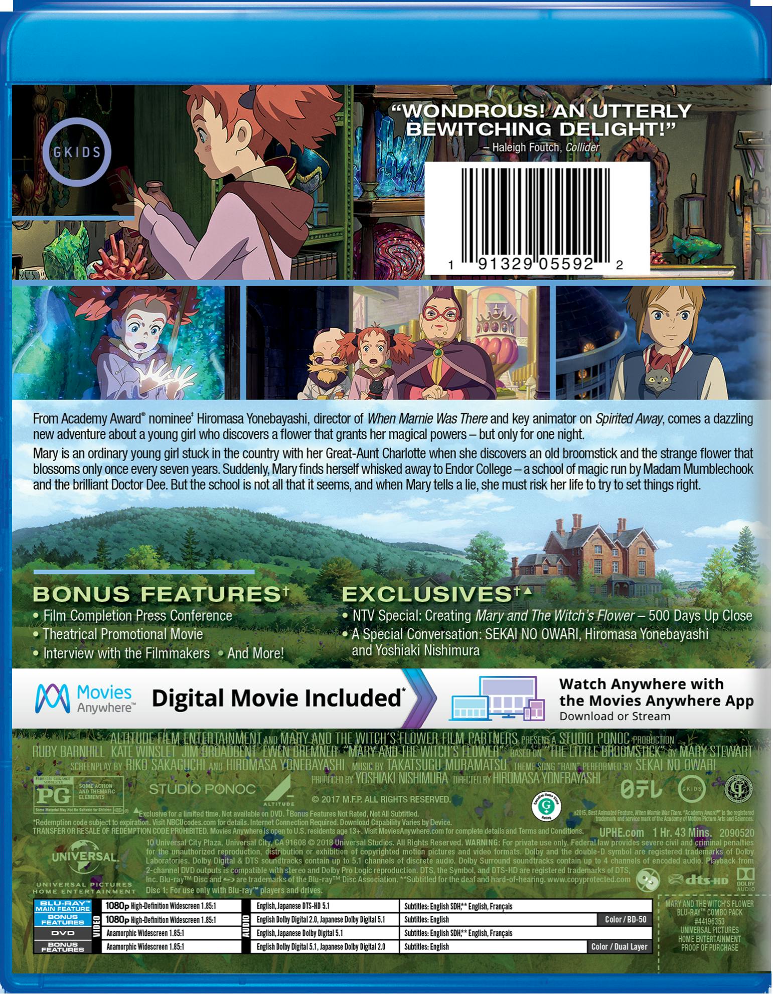 Mary and the Witch's Flower (DVD + Digital) [Blu-ray] - Image 2