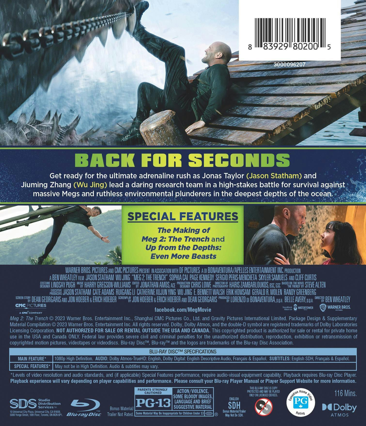 The Meg 2 [Blu-ray] - Image 3