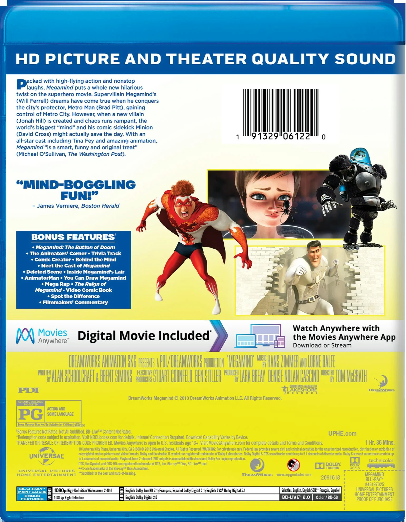 Megamind (Blu-ray New Box Art) [Blu-ray] - Image 2