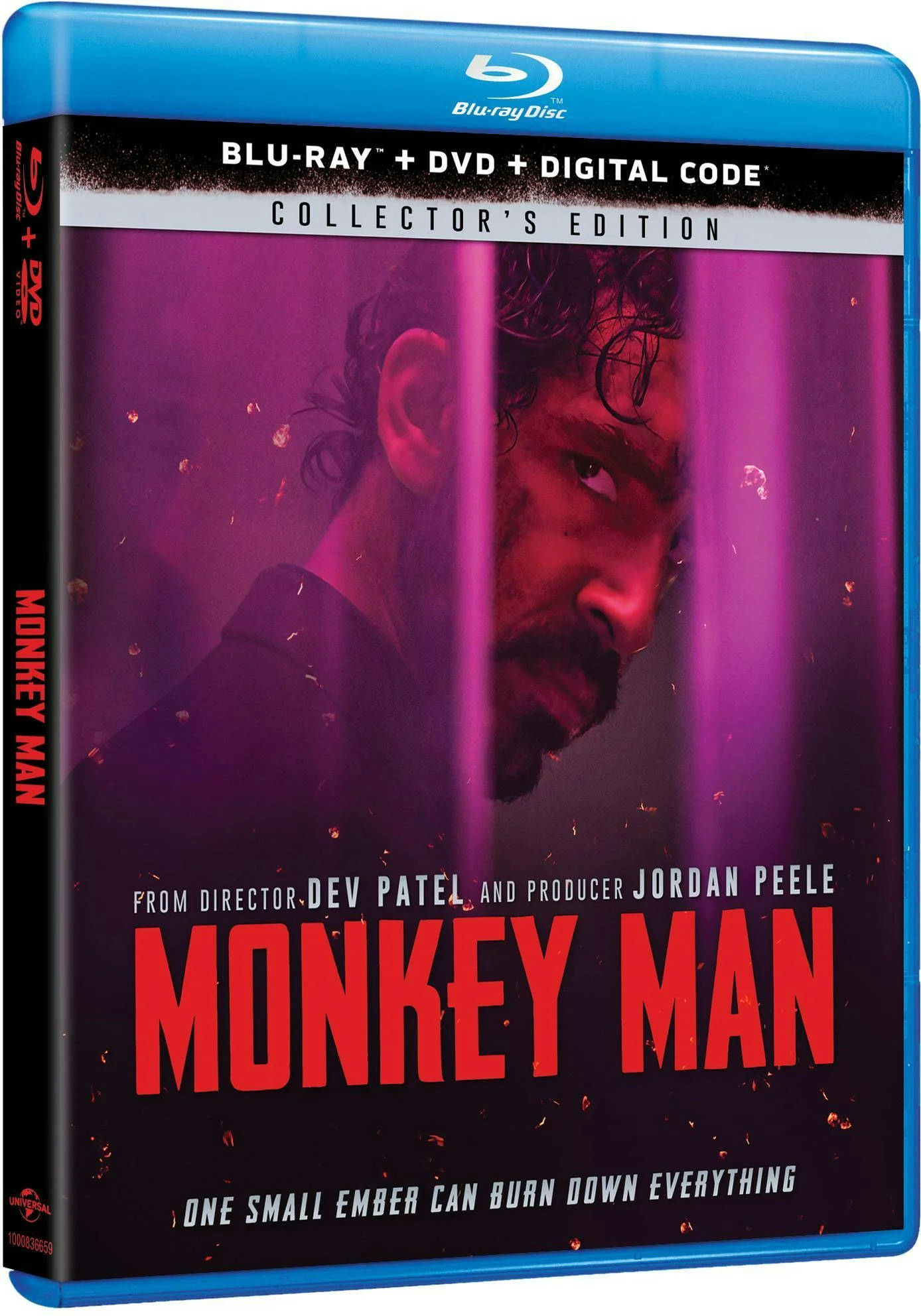 Monkey Man - Collector's Edition Blu-ray + DVD + Digital (with DVD) [Blu-ray] - Image 2