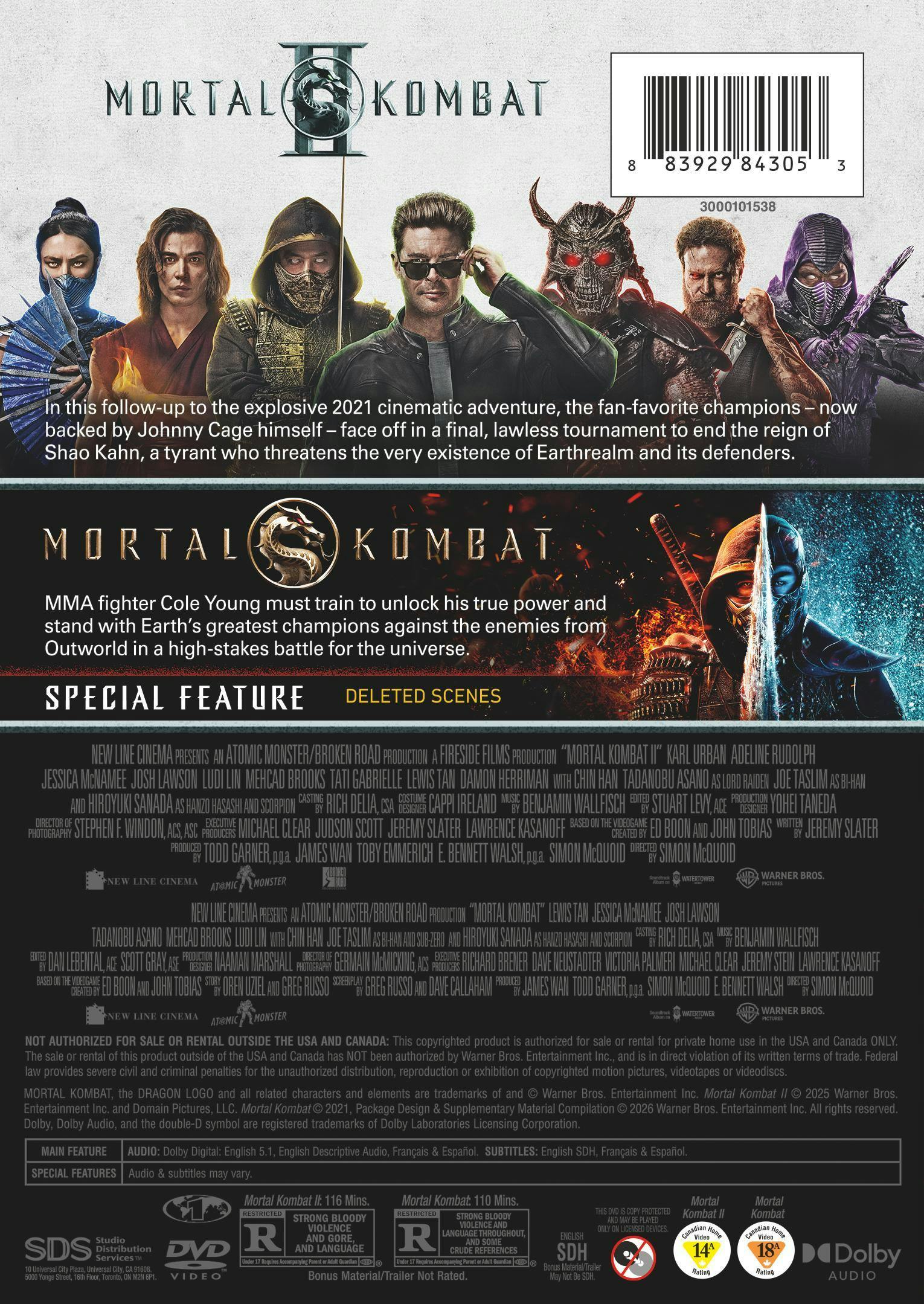 Mortal Kombat 2-Film Collection [DVD] - Image 3