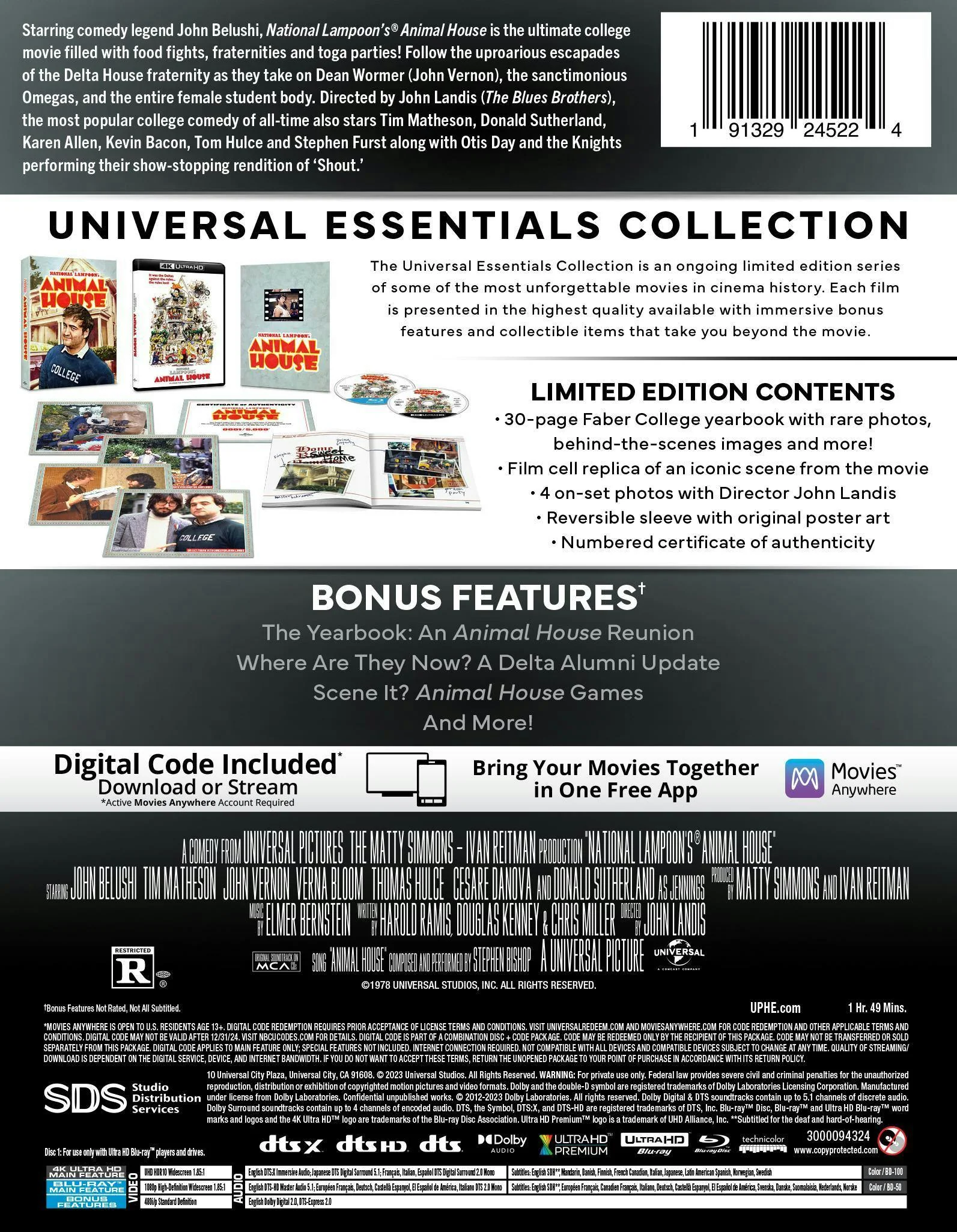 National Lampoon's Animal House (4K Ultra HD + Blu-ray (45th Anniversary)) [UHD] - Image 3