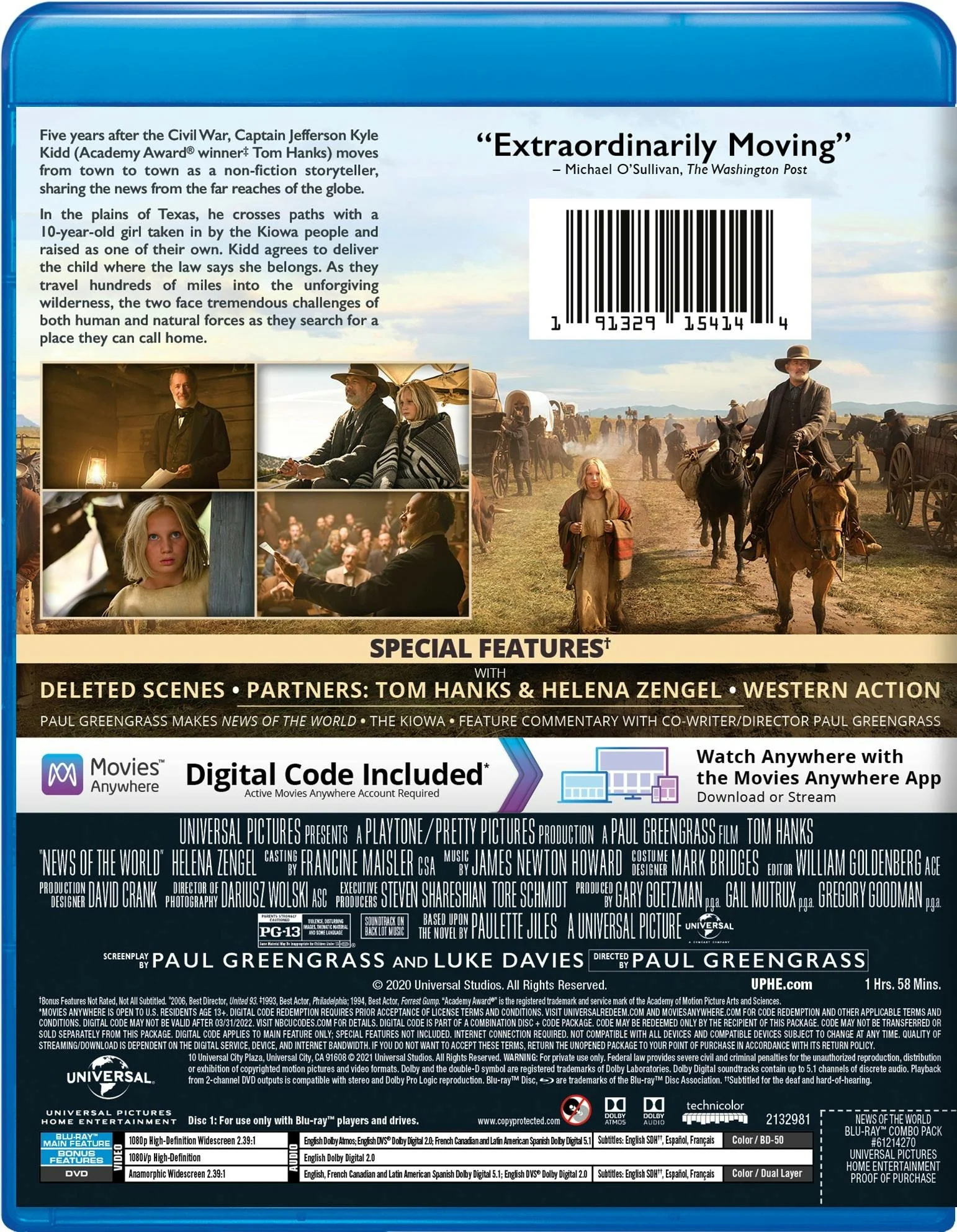 News of the World (with DVD) [Blu-ray] - Image 2