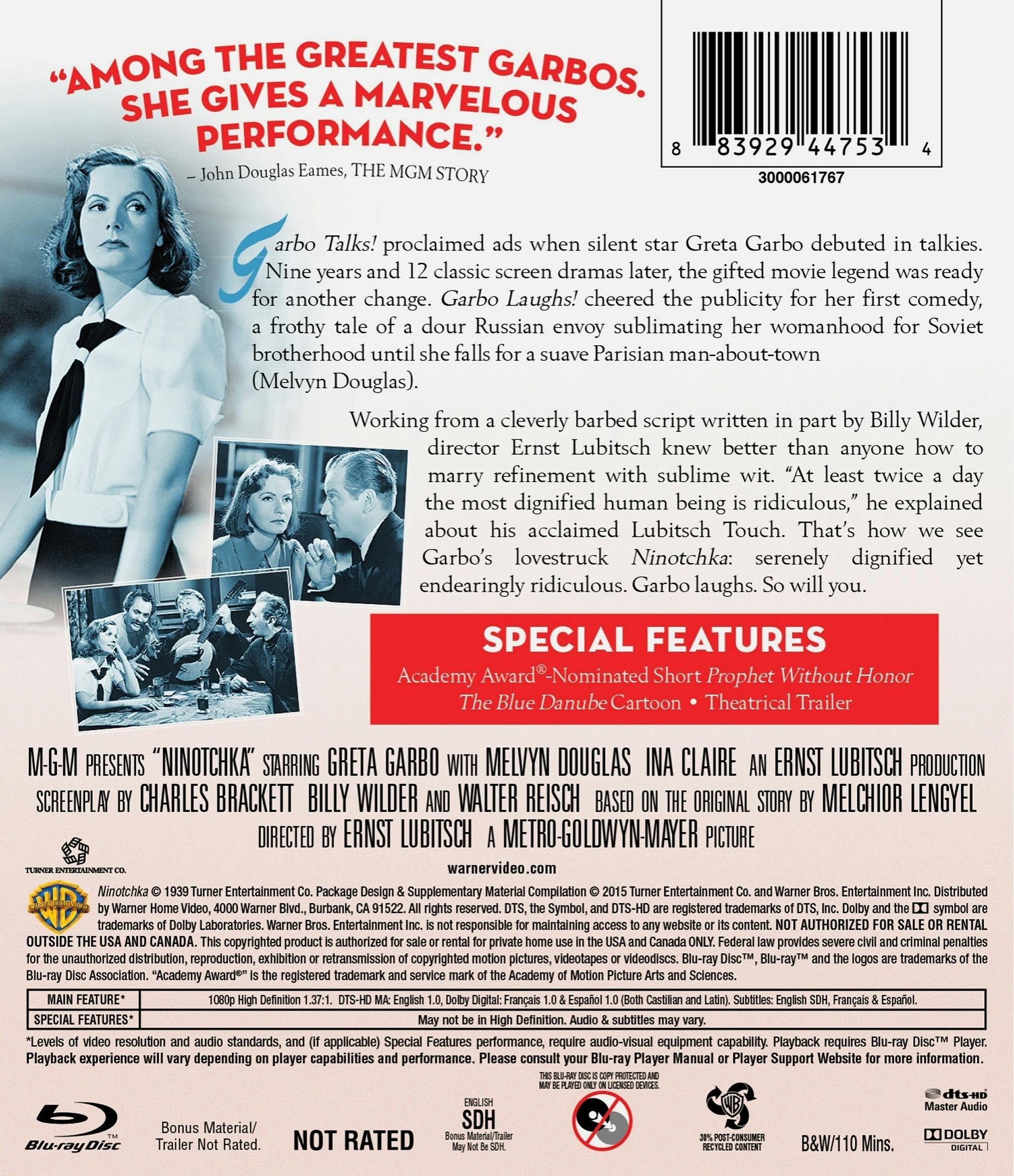Ninotchka [Blu-ray] - Image 2