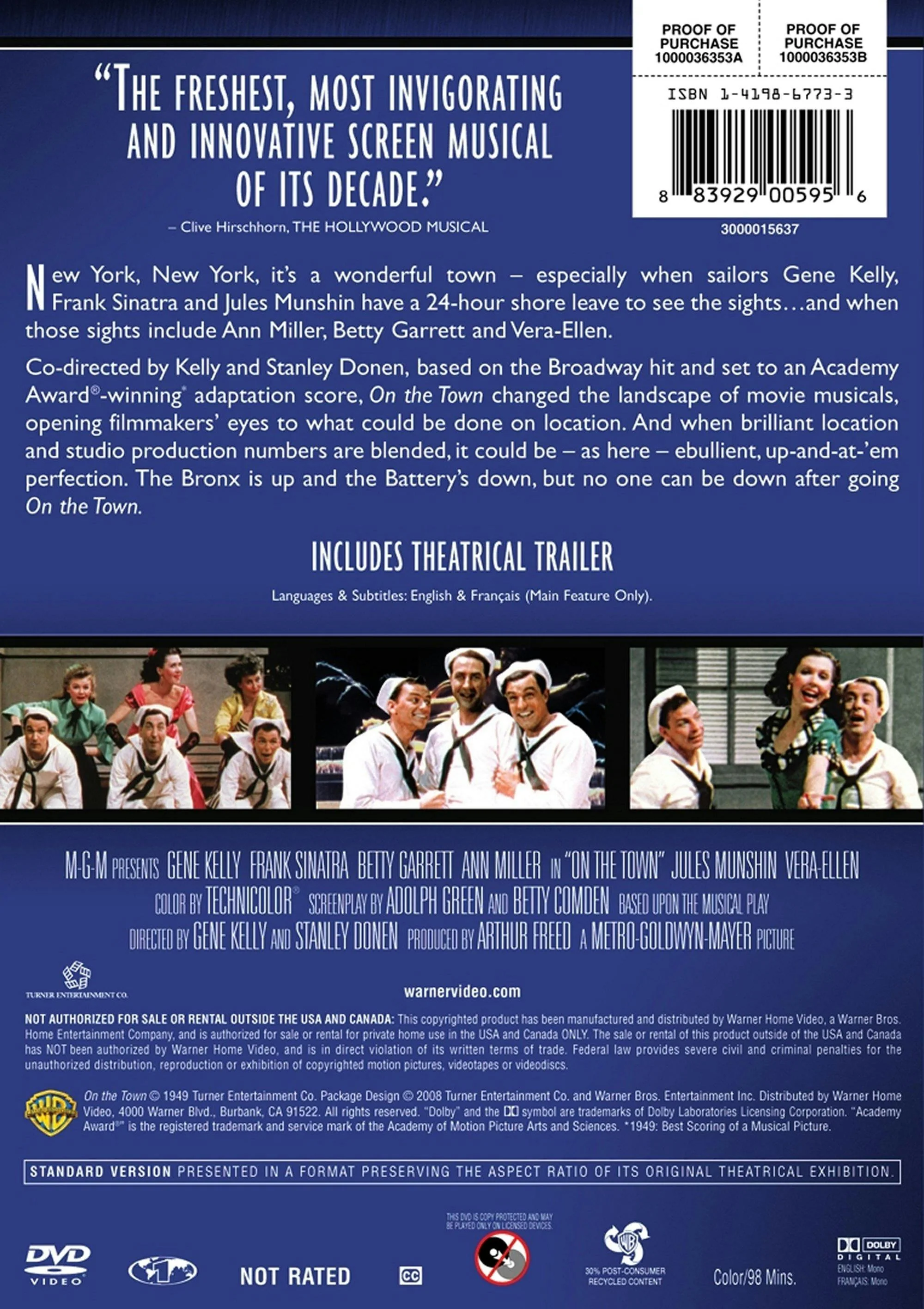 On the Town [DVD] - Image 2