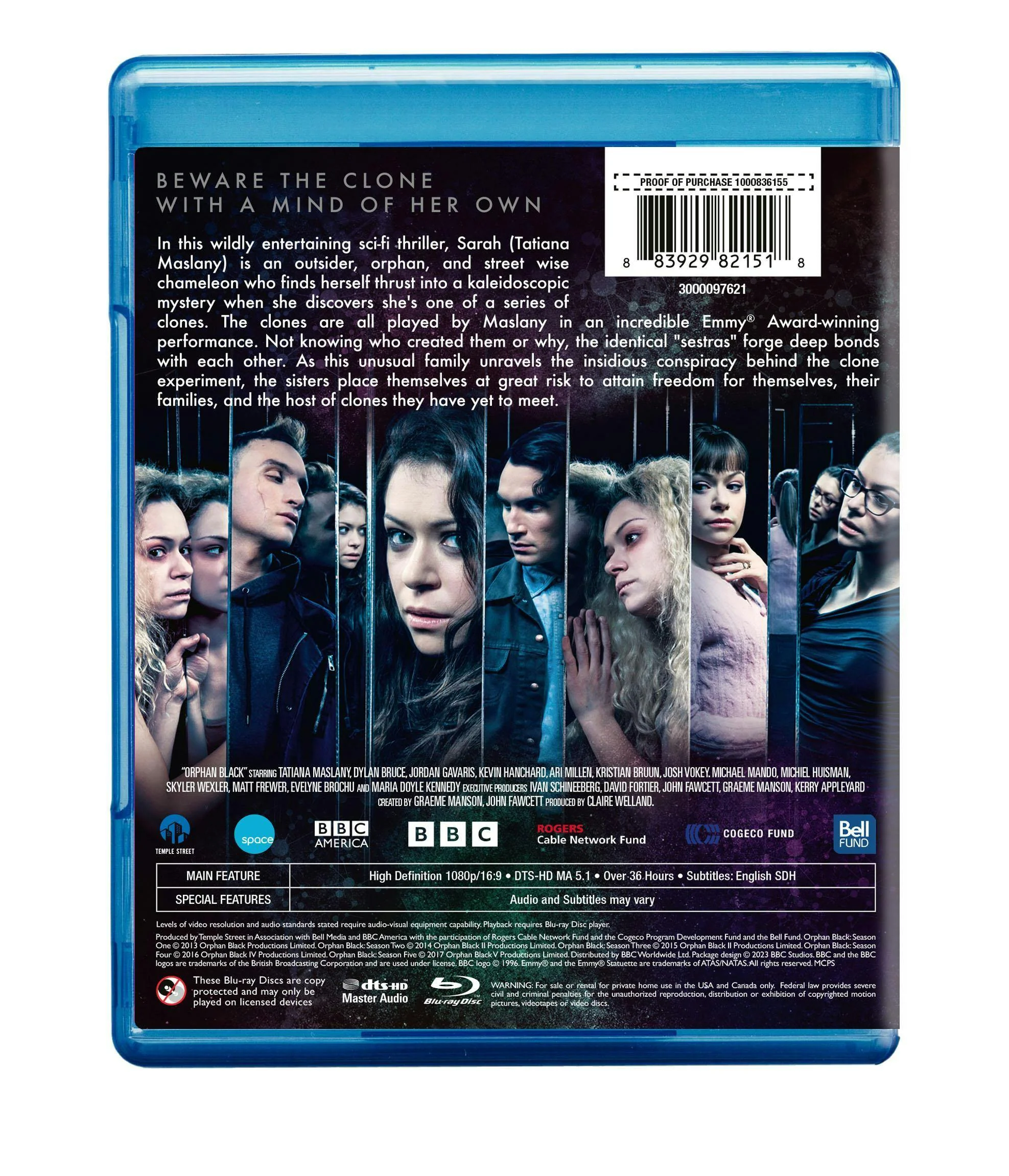 Orphan Black Complete Series [Blu-ray] - Image 3