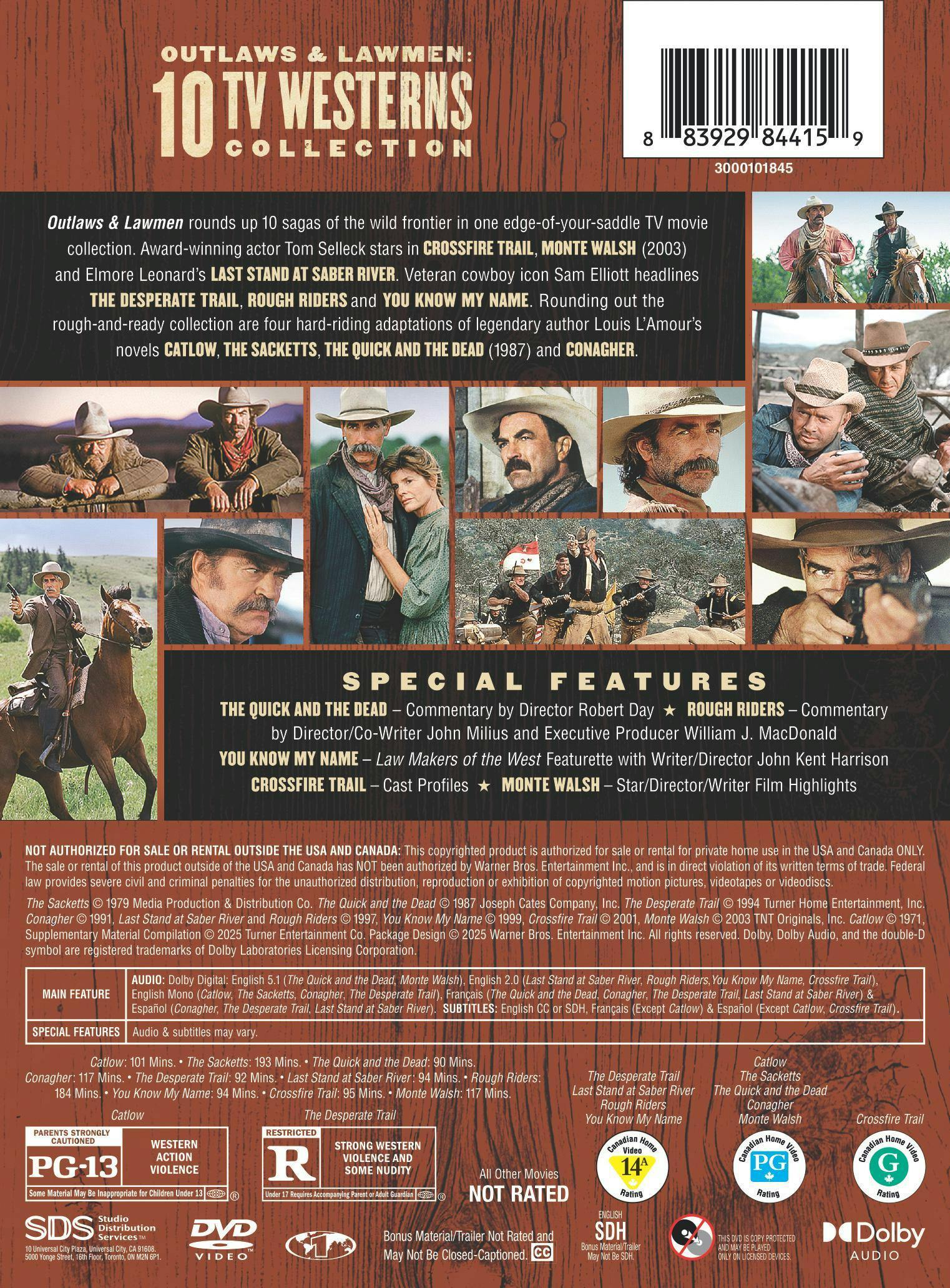 Outlaws & Lawmen - 10 TV Westerns Collection - Repackaged [DVD] - Image 3