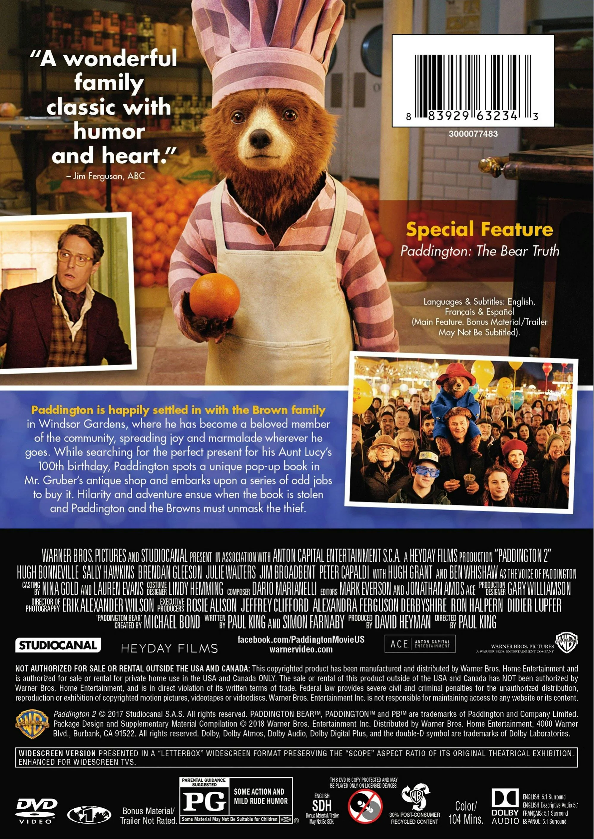 Paddington 2 [DVD] - Image 2