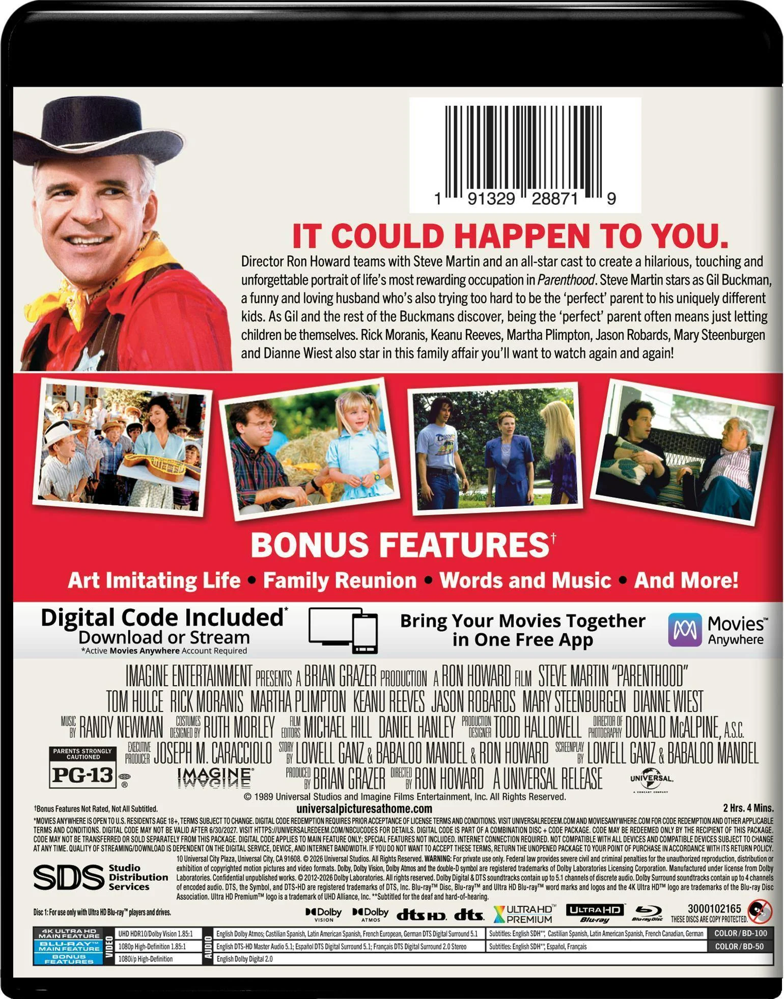 Parenthood (4K Ultra HD + Blu-ray + Digital) [UHD] - Image 3