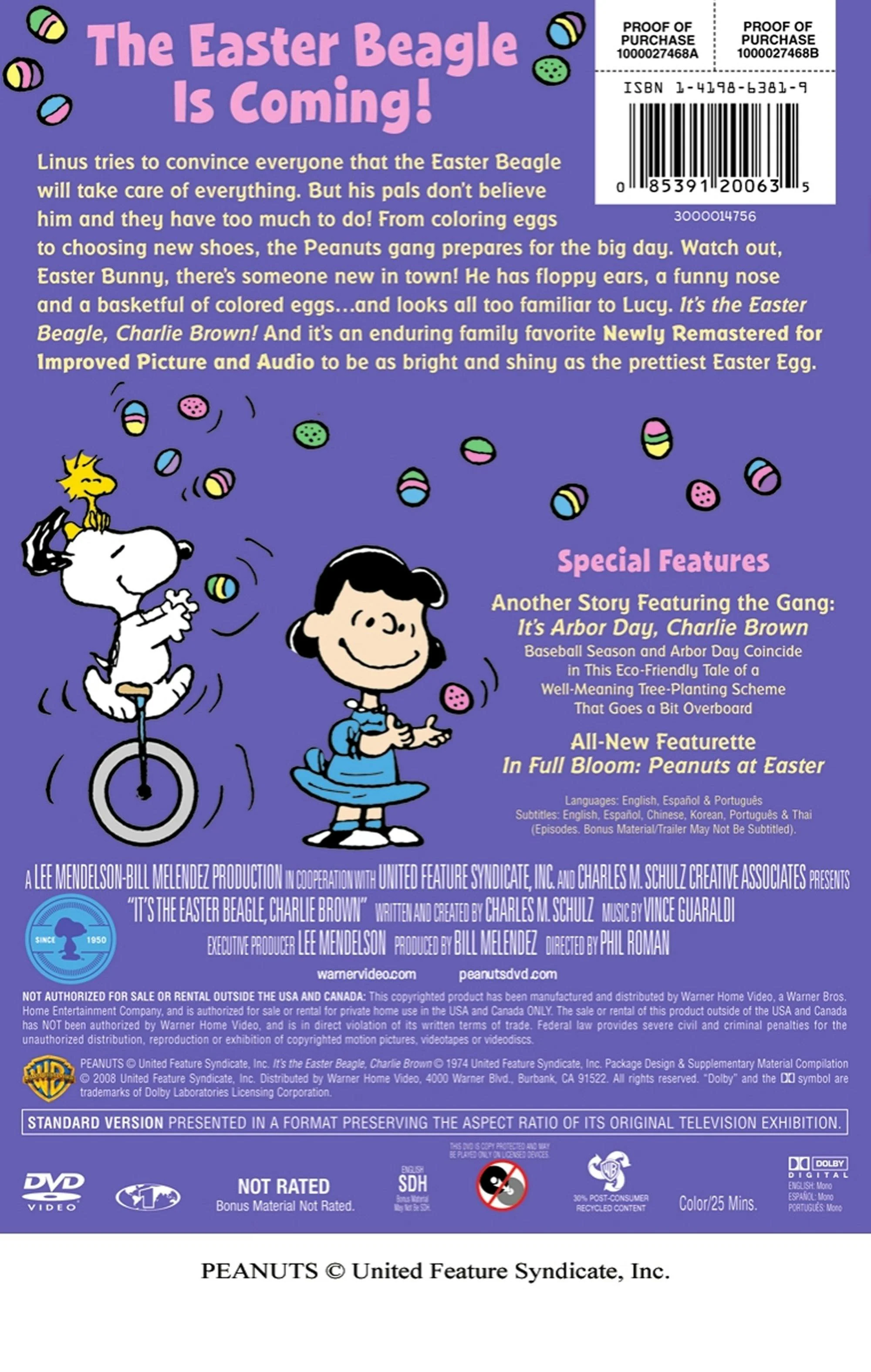 Peanuts: It's the Easter Beagle, Charlie Brown (Deluxe Edition) [DVD] - Image 2