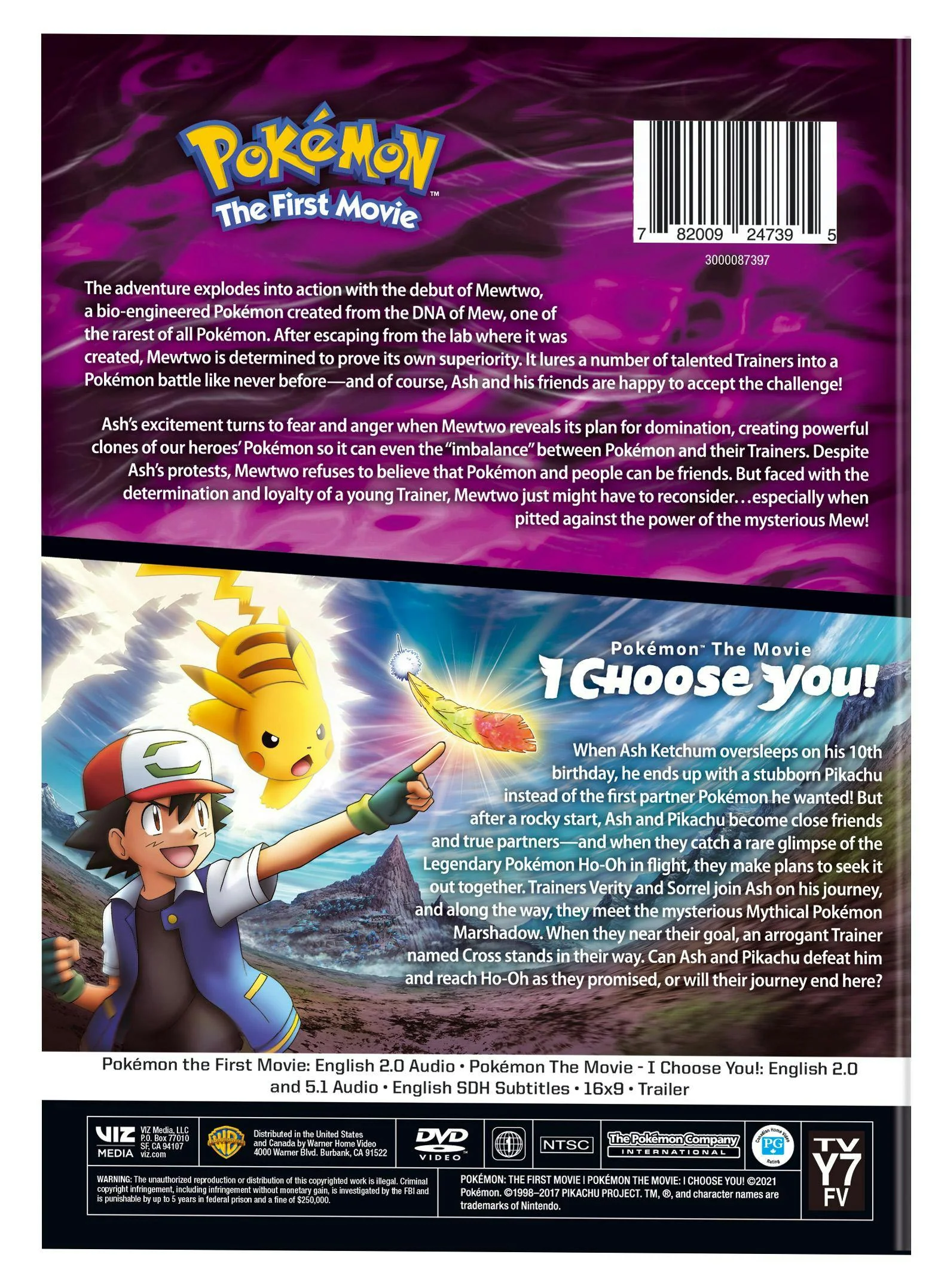 Pokémon - The First Movie/I Choose You (DVD Double Feature) [DVD] - Image 2