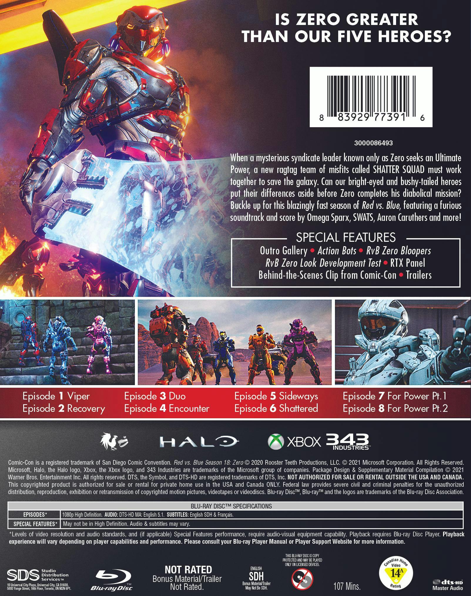 Red Vs Blue: Zero [Blu-ray] - Image 2