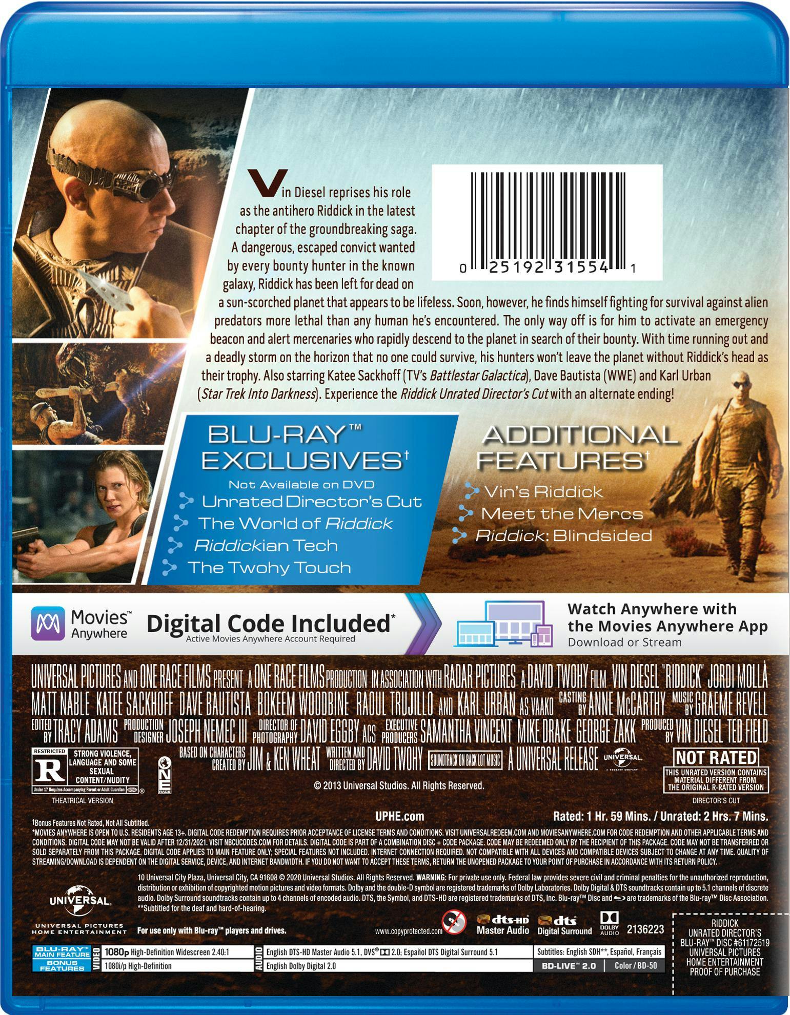 Riddick [Blu-ray] - Image 3