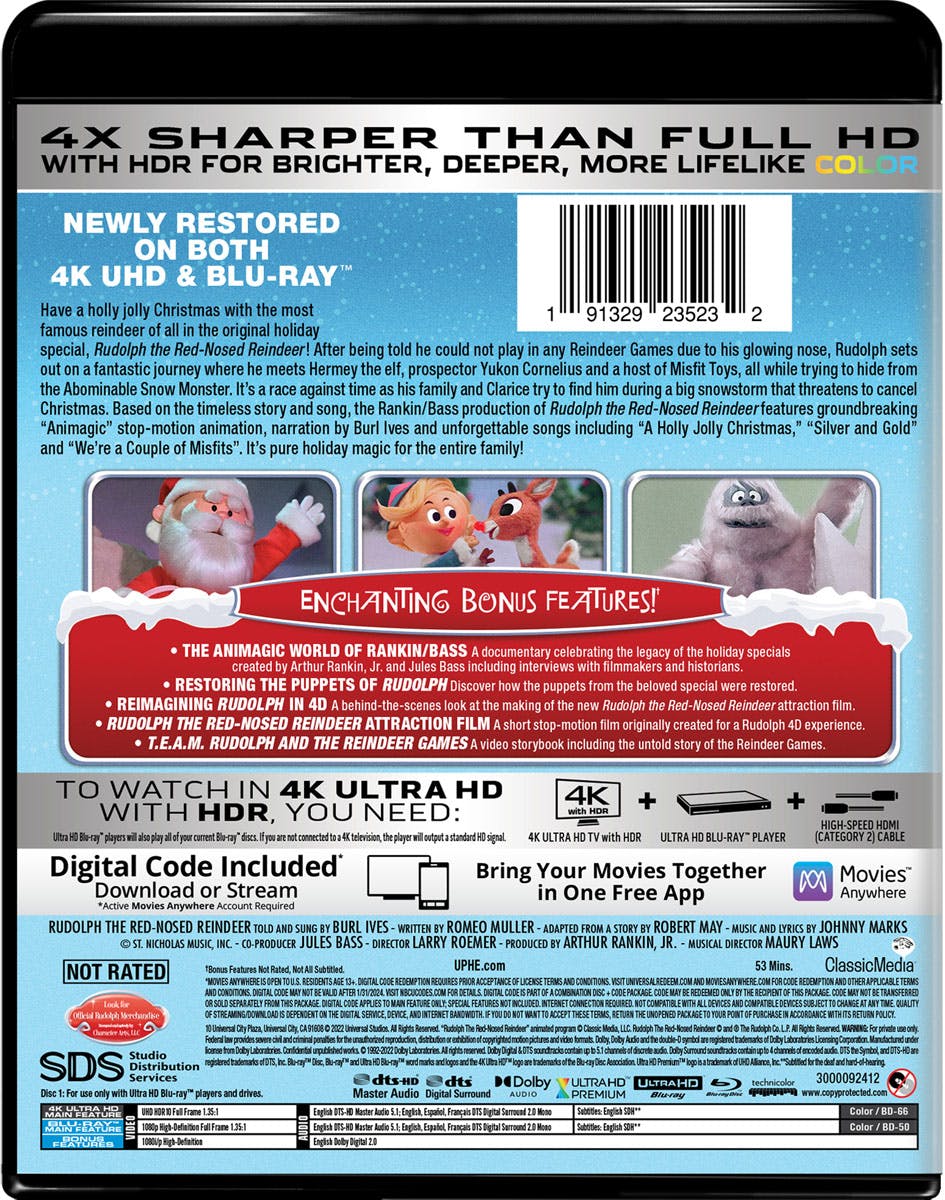 Rudolph the Red-nosed Reindeer (4K Ultra HD + Blu-ray) [UHD] - Image 3