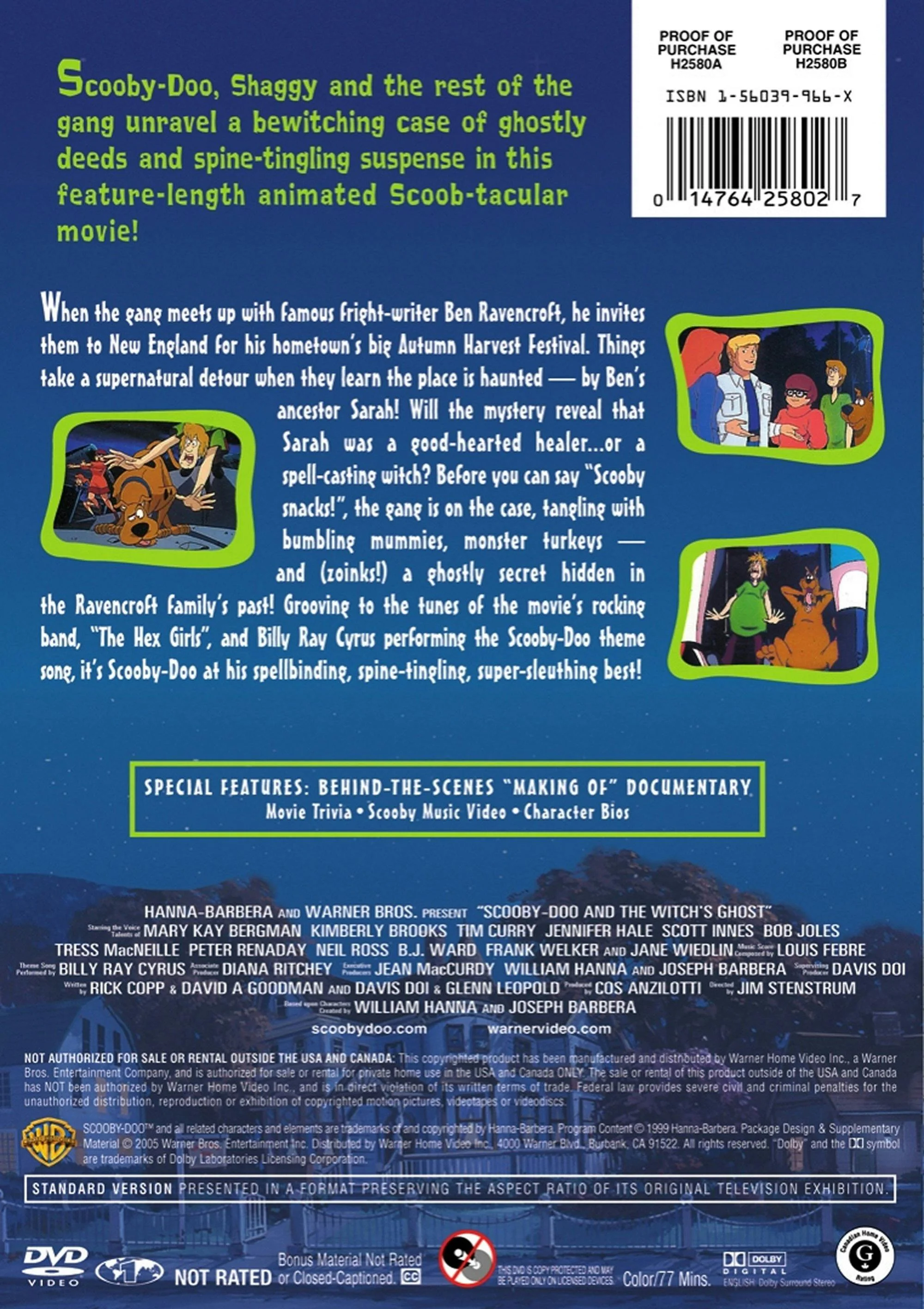 Scooby-Doo: Scooby-Doo and the Witch's Ghost [DVD] - Image 2