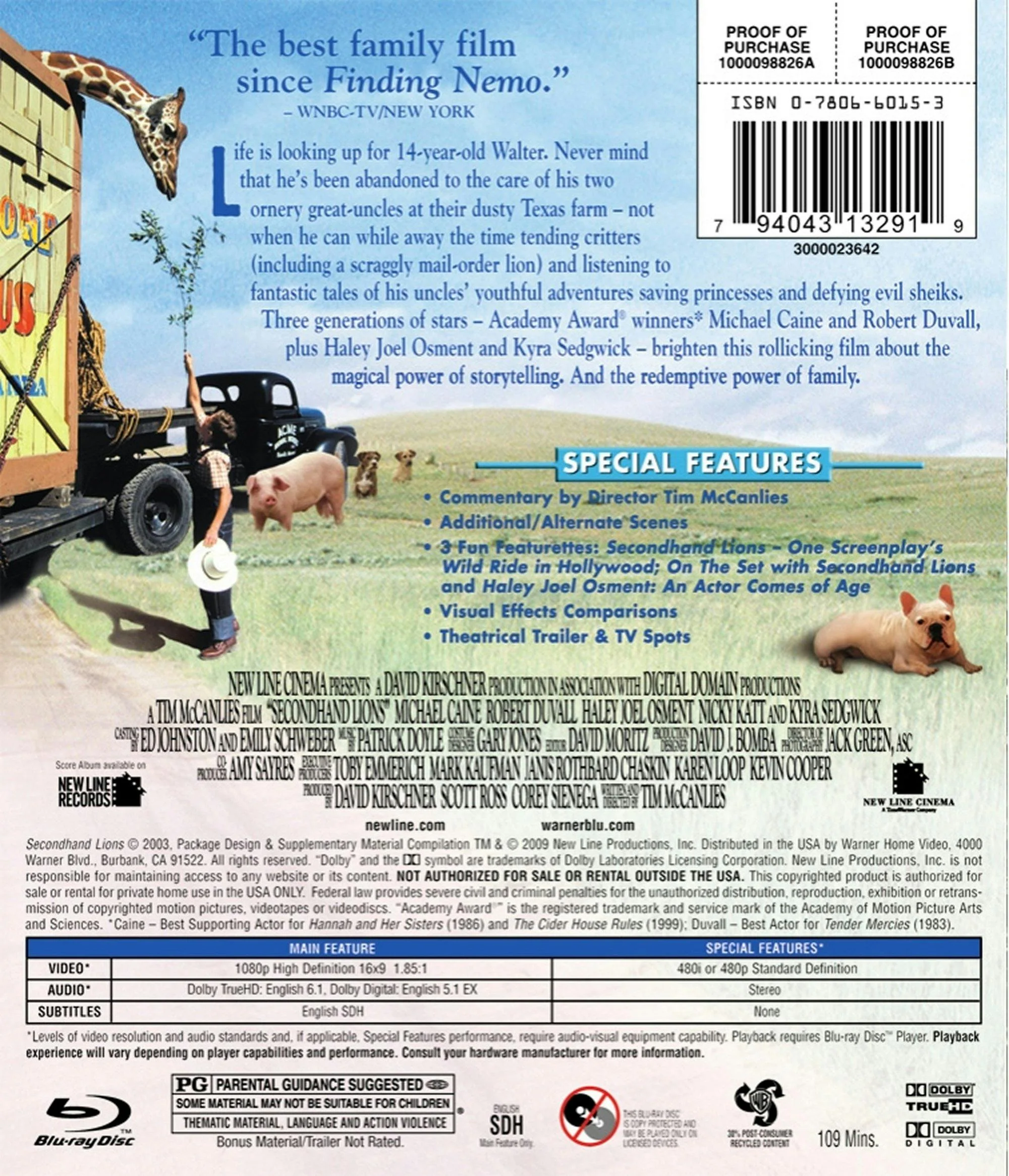 Secondhand Lions [Blu-ray] - Image 2