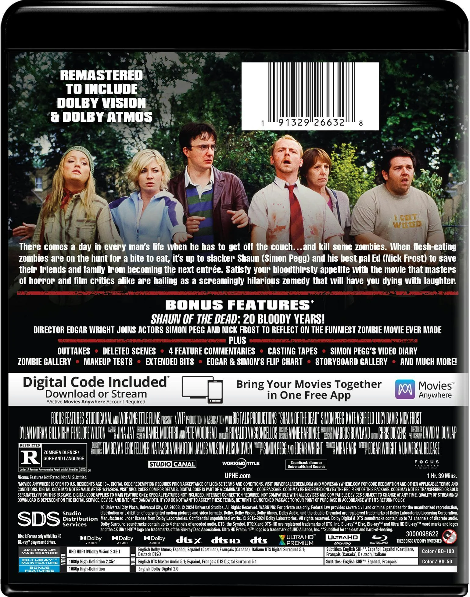 Shaun of the Dead - 4K Ultra HD + Blu-ray + Digital (4K Ultra HD + Blu-ray) [UHD] - Image 3
