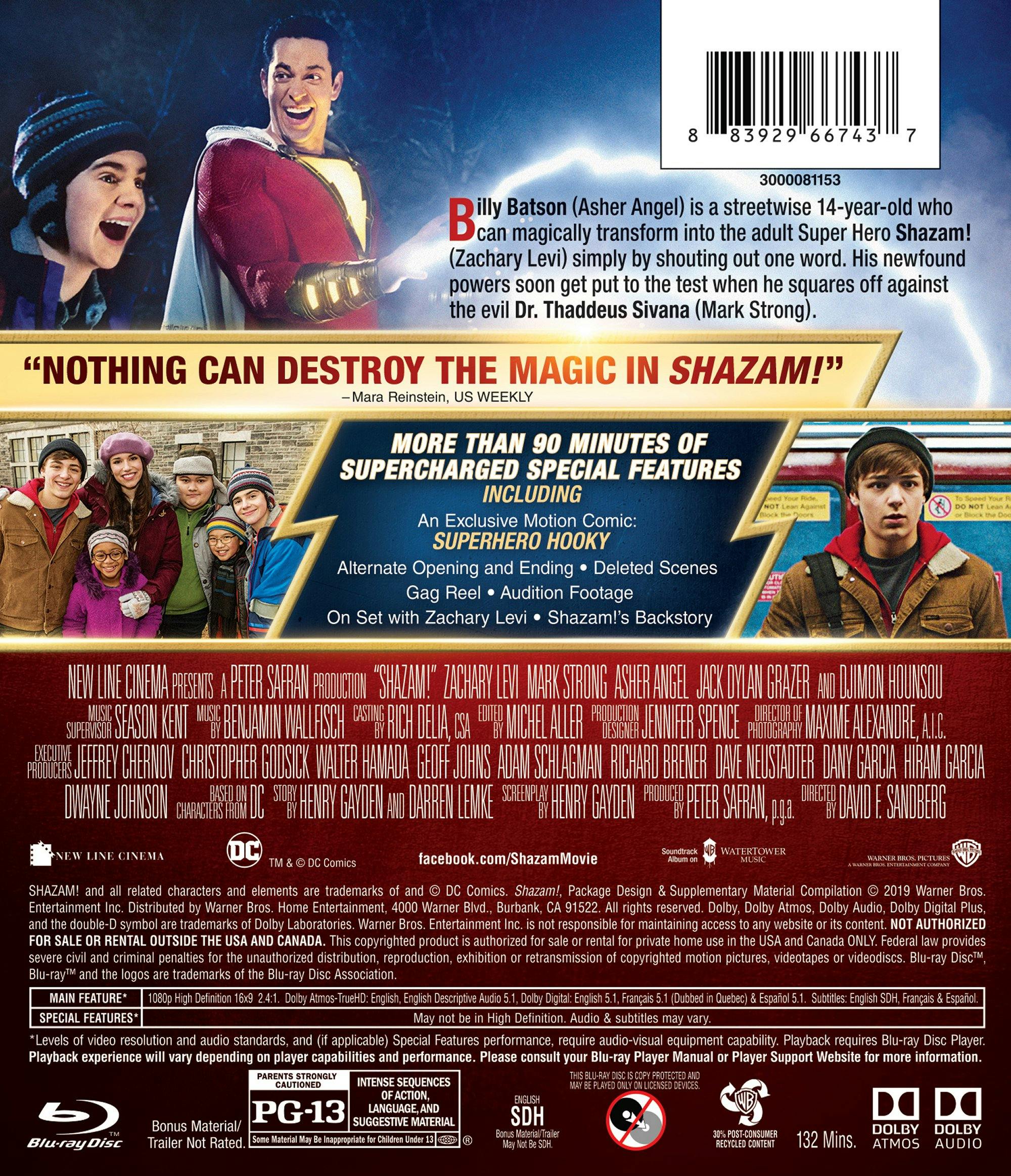 Shazam! [Blu-ray] - Image 2