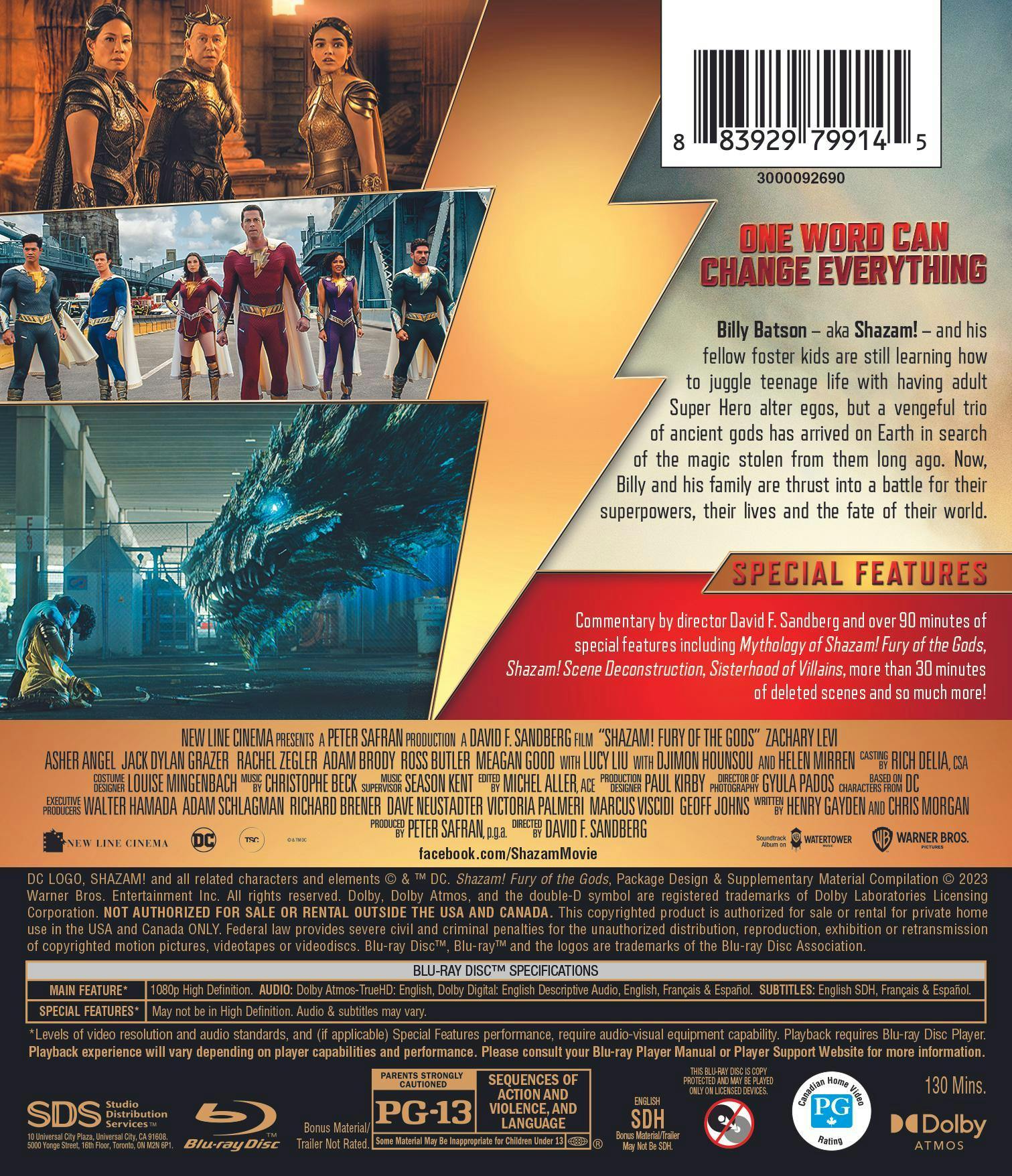 Shazam! Fury of the Gods (Blu-ray) [Blu-ray] - Image 3