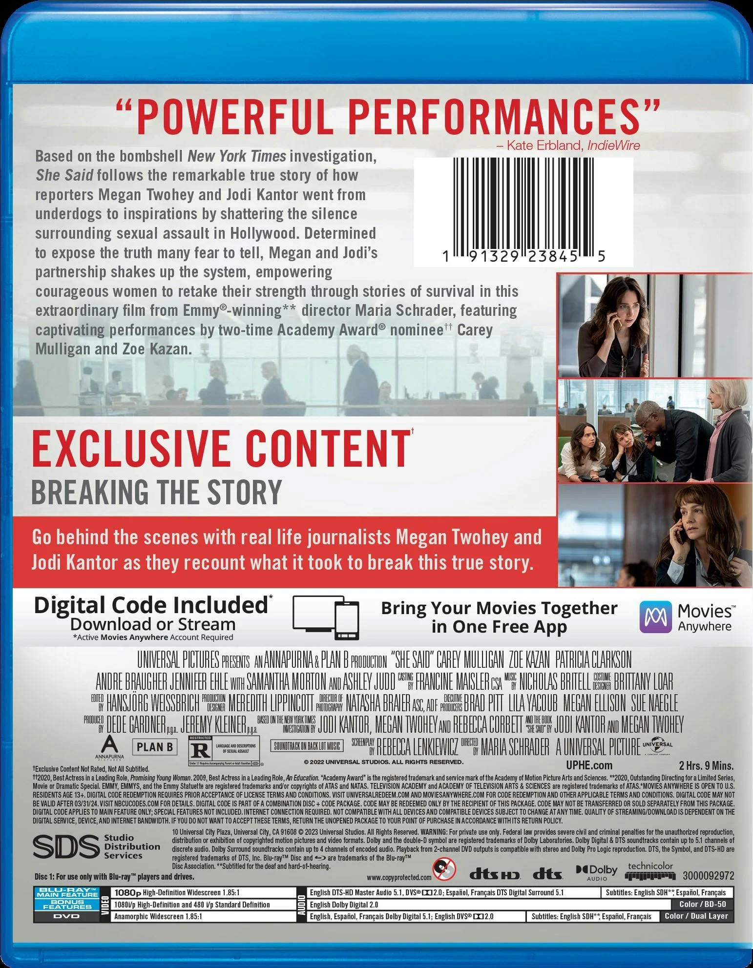 She Said (with DVD) [Blu-ray] - Image 3