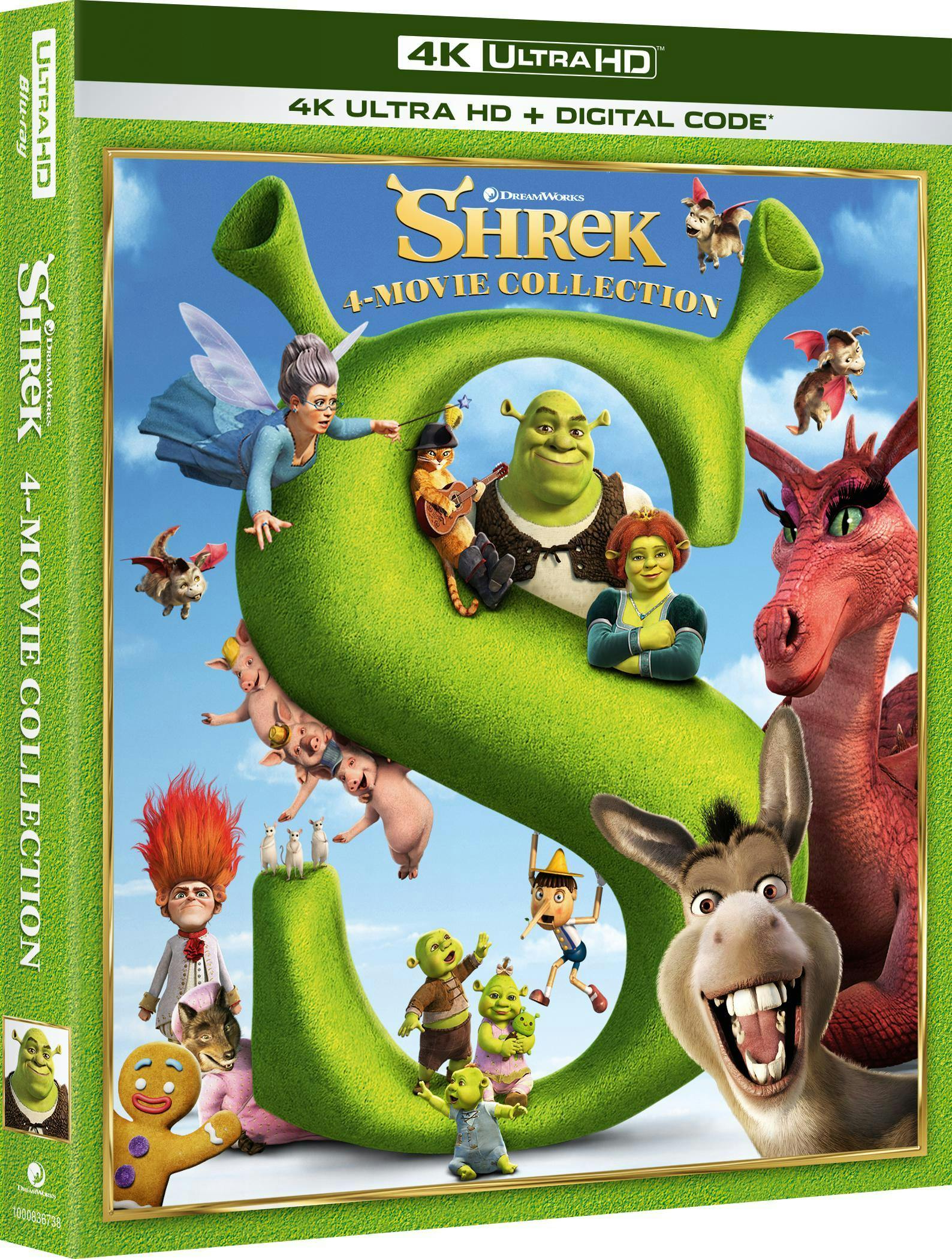Shrek 4-Movie Collection - 4K Ultra HD + Digital (4K Ultra HD) [UHD]