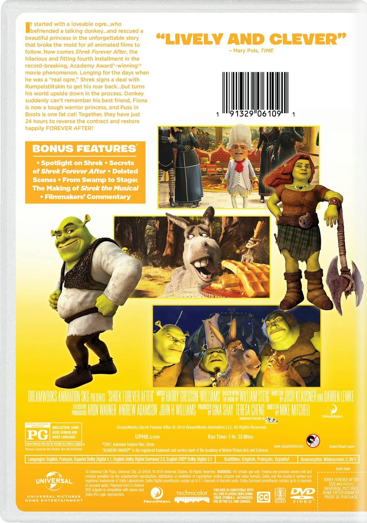 Shrek: Forever After - The Final Chapter (DVD New Box Art) [DVD] - Image 2