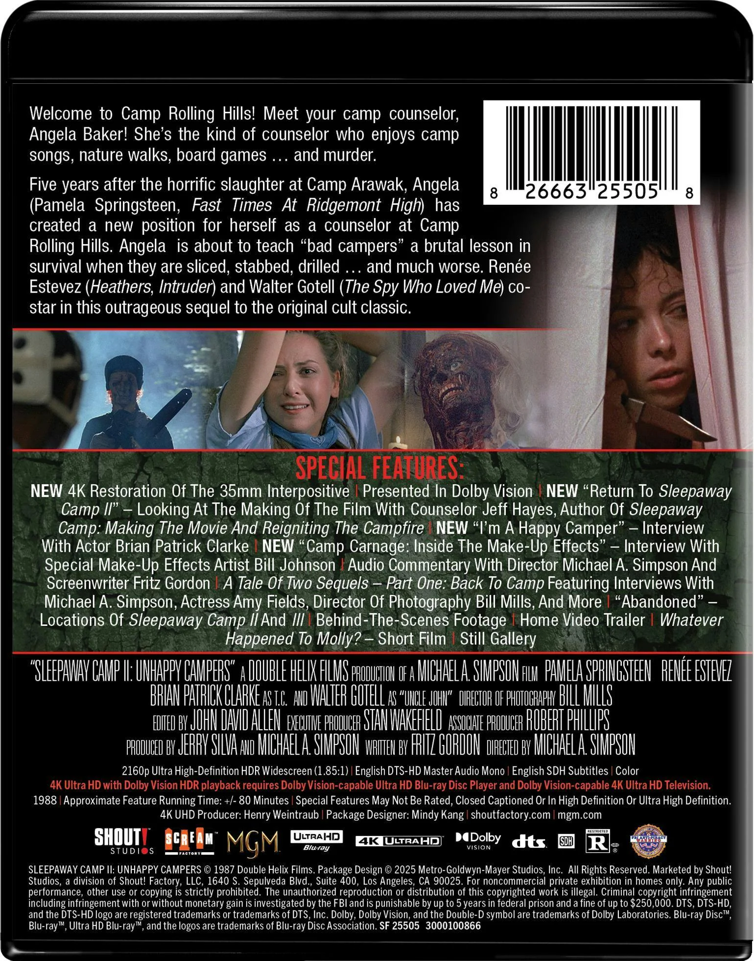Sleepaway Camp II: Unhappy Campers - Collector's Edition [UHD] - Image 3