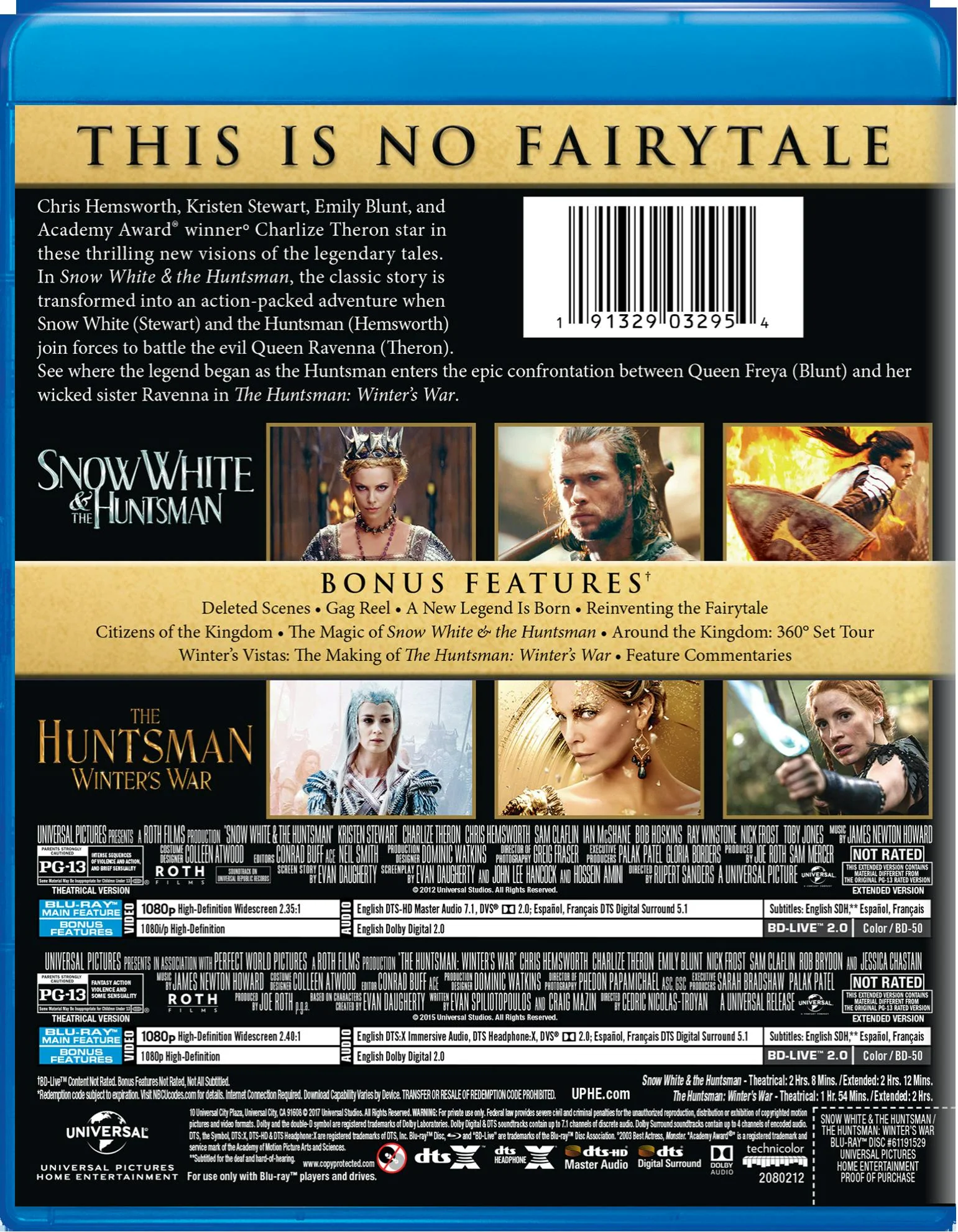 Snow White and the Huntsman/The Huntsman - Winter's War (Blu-ray Double Feature) [Blu-ray] - Image 2