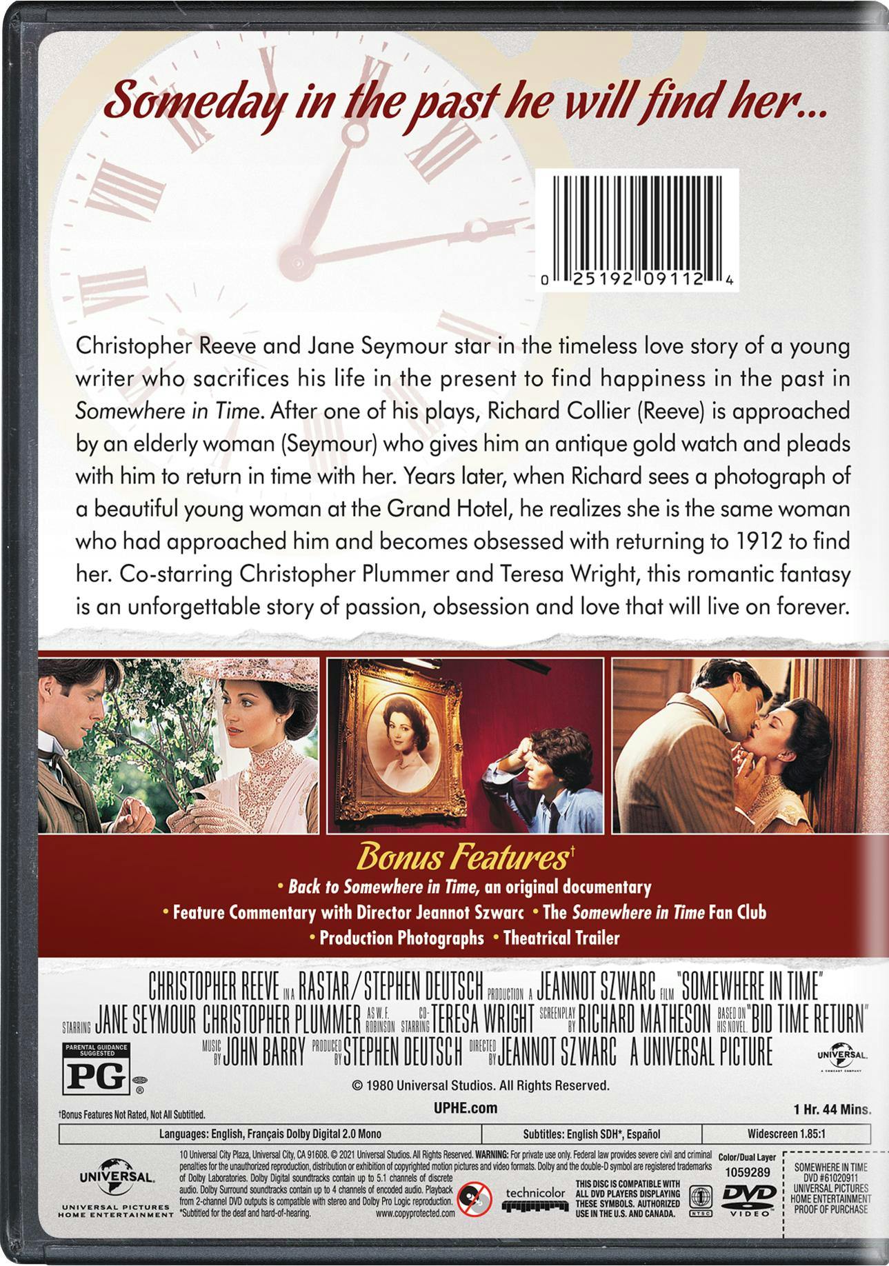 Somewhere in Time (Collector's Edition) [DVD] - Image 3