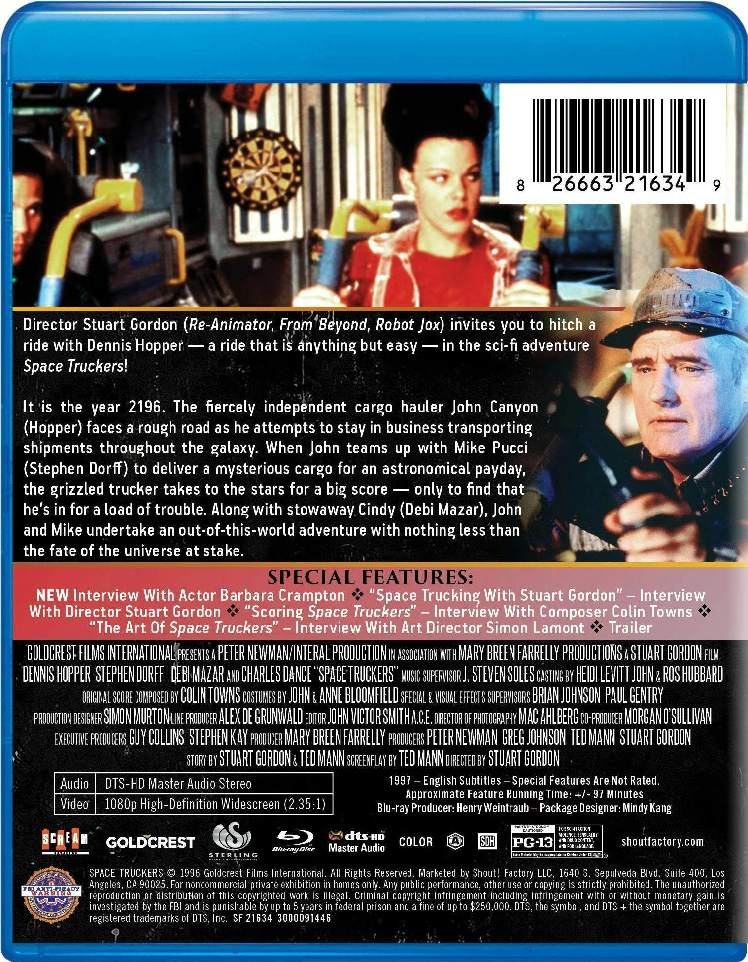 Space Truckers [Re-Issue] [Blu-ray] - Image 3
