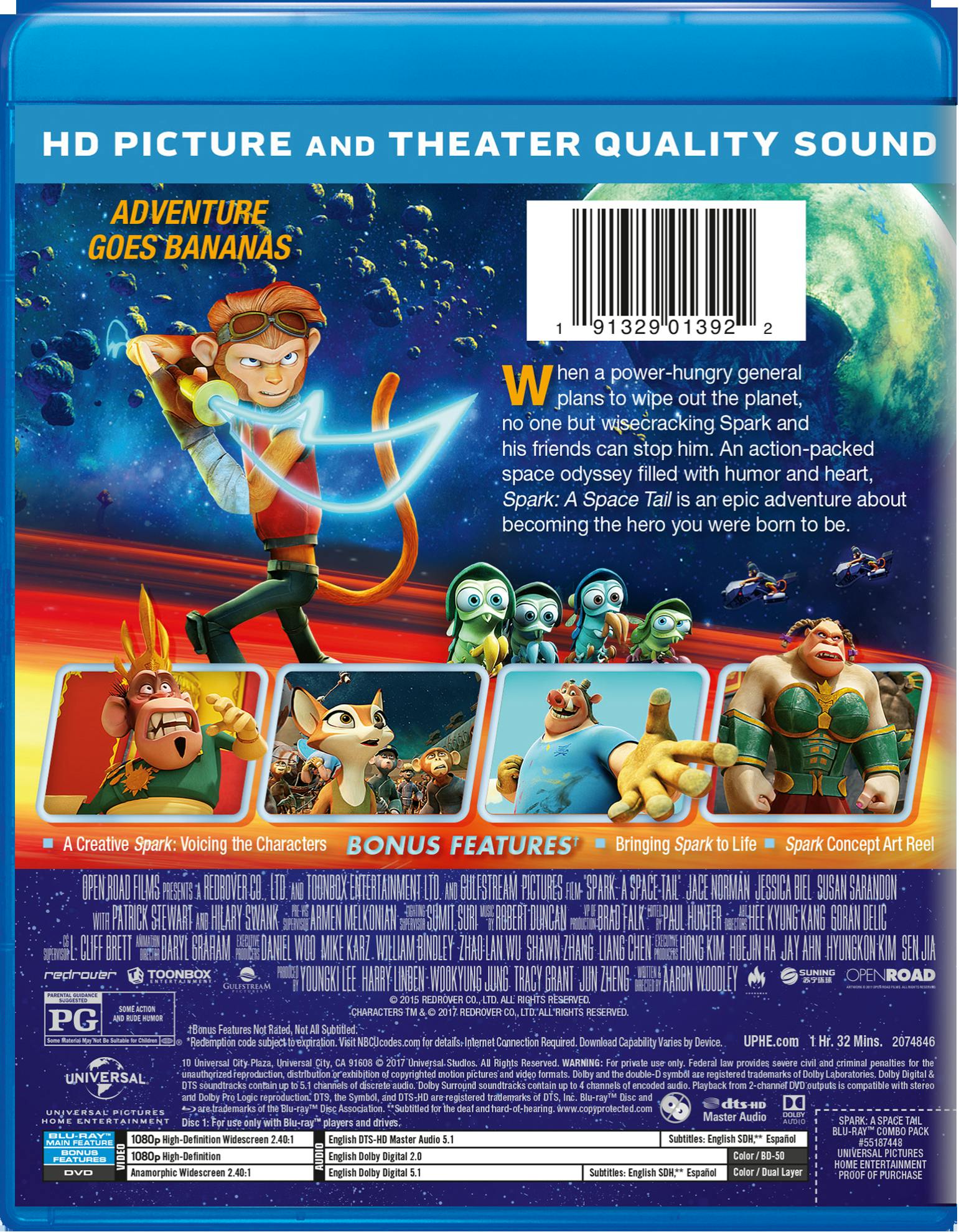 Spark: A Space Tail (DVD) [Blu-ray] - Image 2