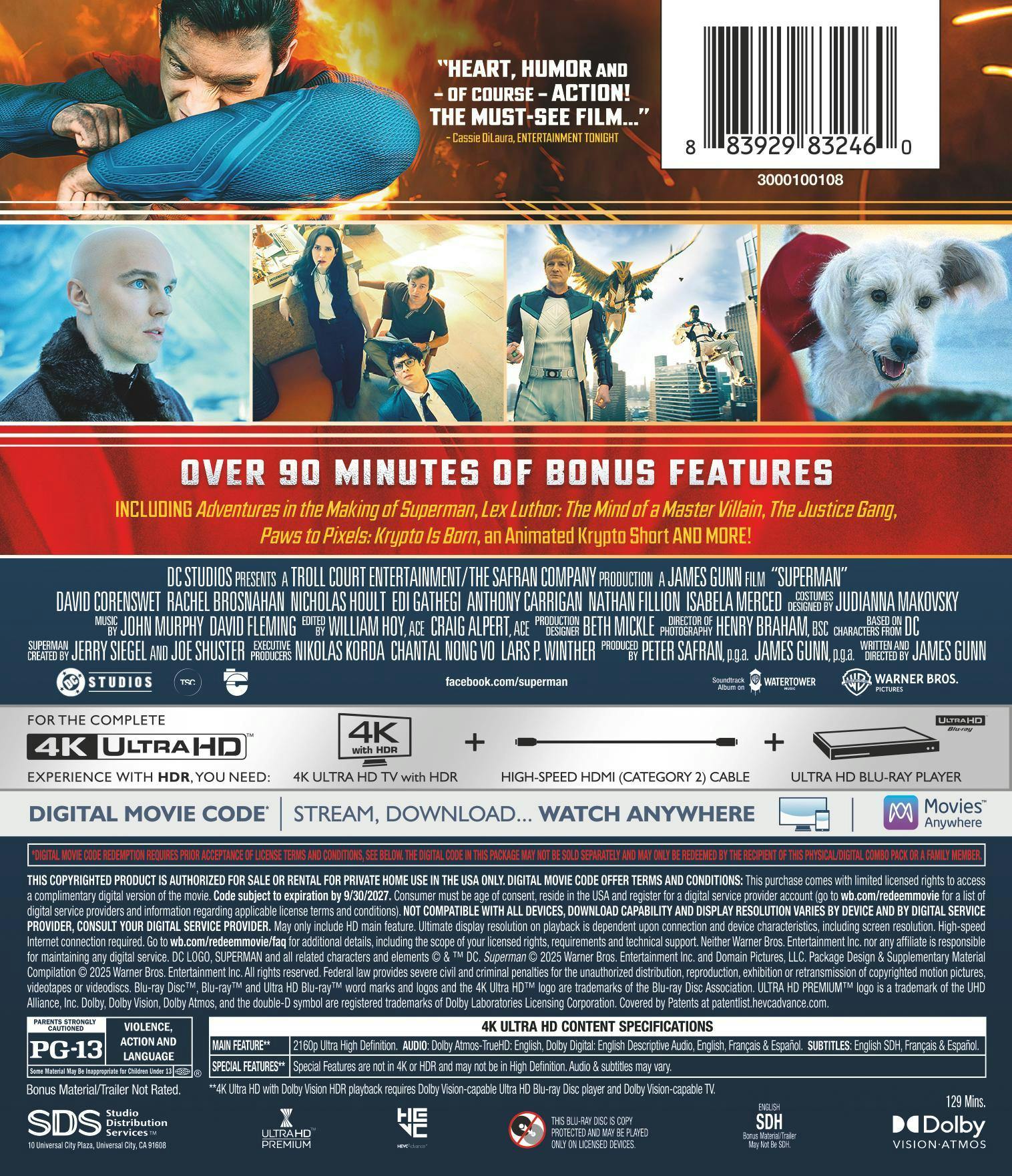 Superman 2025 (4K Ultra HD + Digital) [UHD] - Image 3