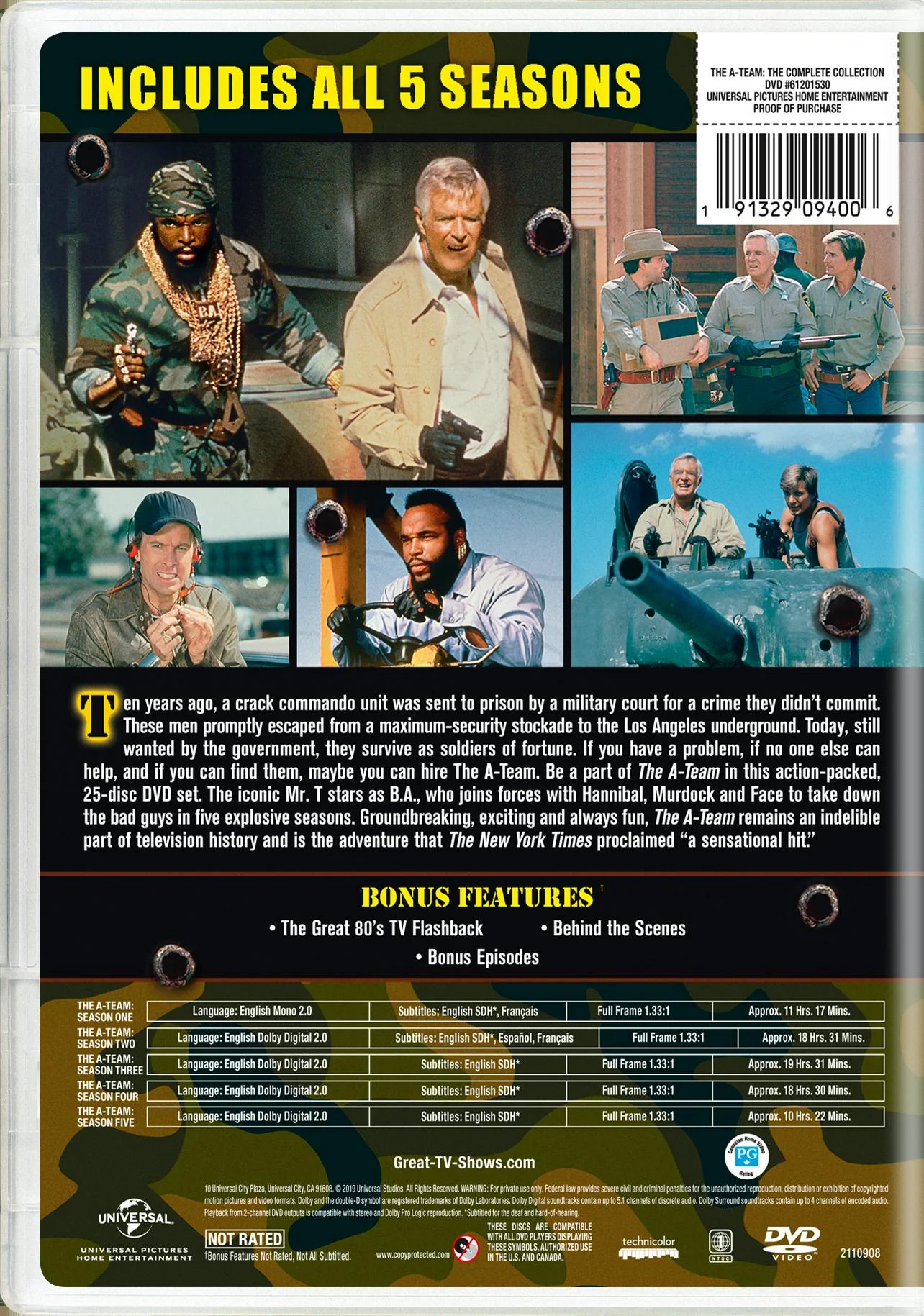 The A-Team: The Complete Series (DVD Set) [DVD] - Image 2
