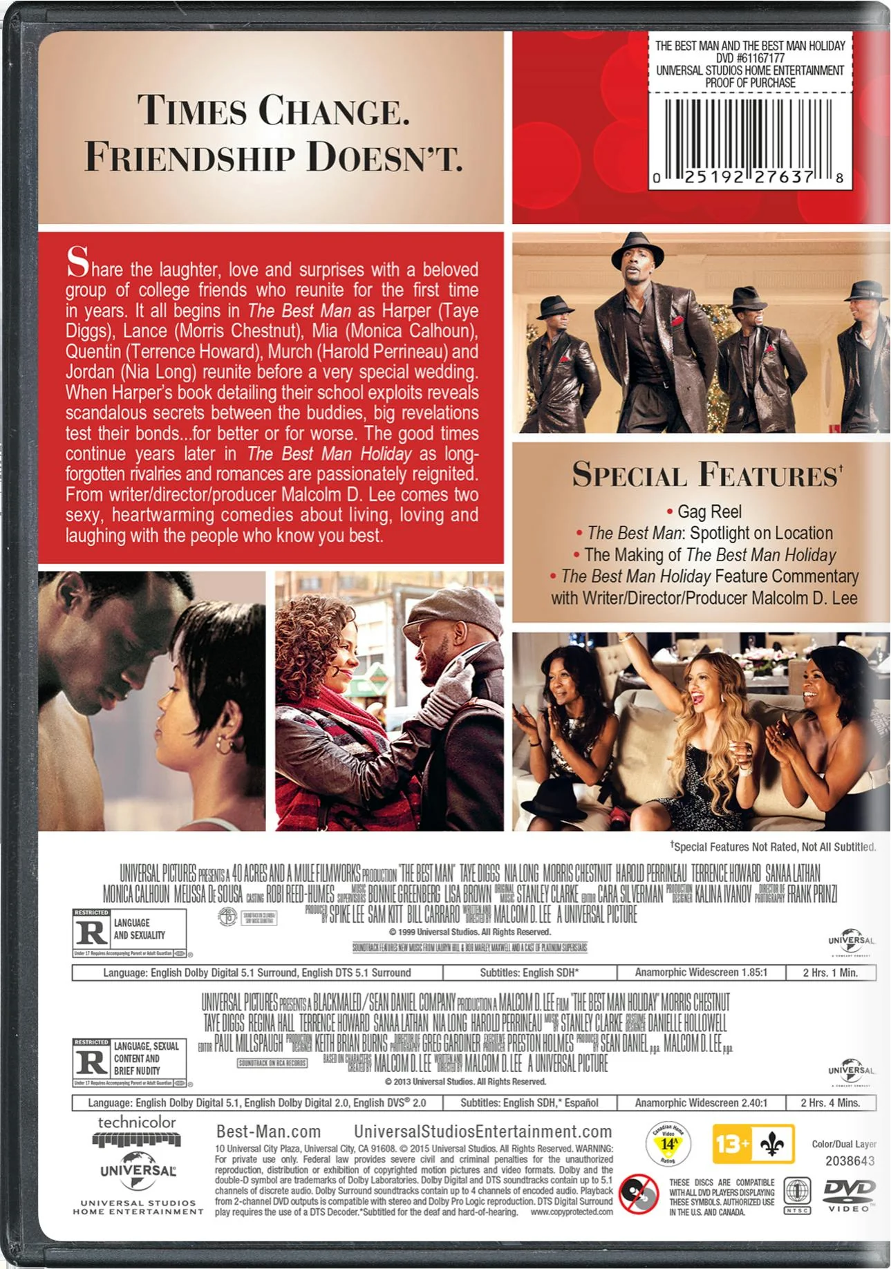 The Best Man/The Best Man Holiday (DVD Double Feature) [DVD] - Image 2