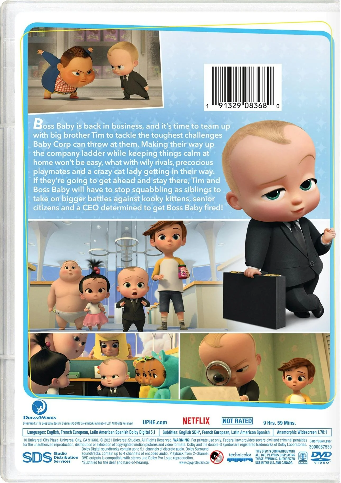 The Boss Baby - Back in Business: Season 1-2 (Box Set) [DVD] - Image 3