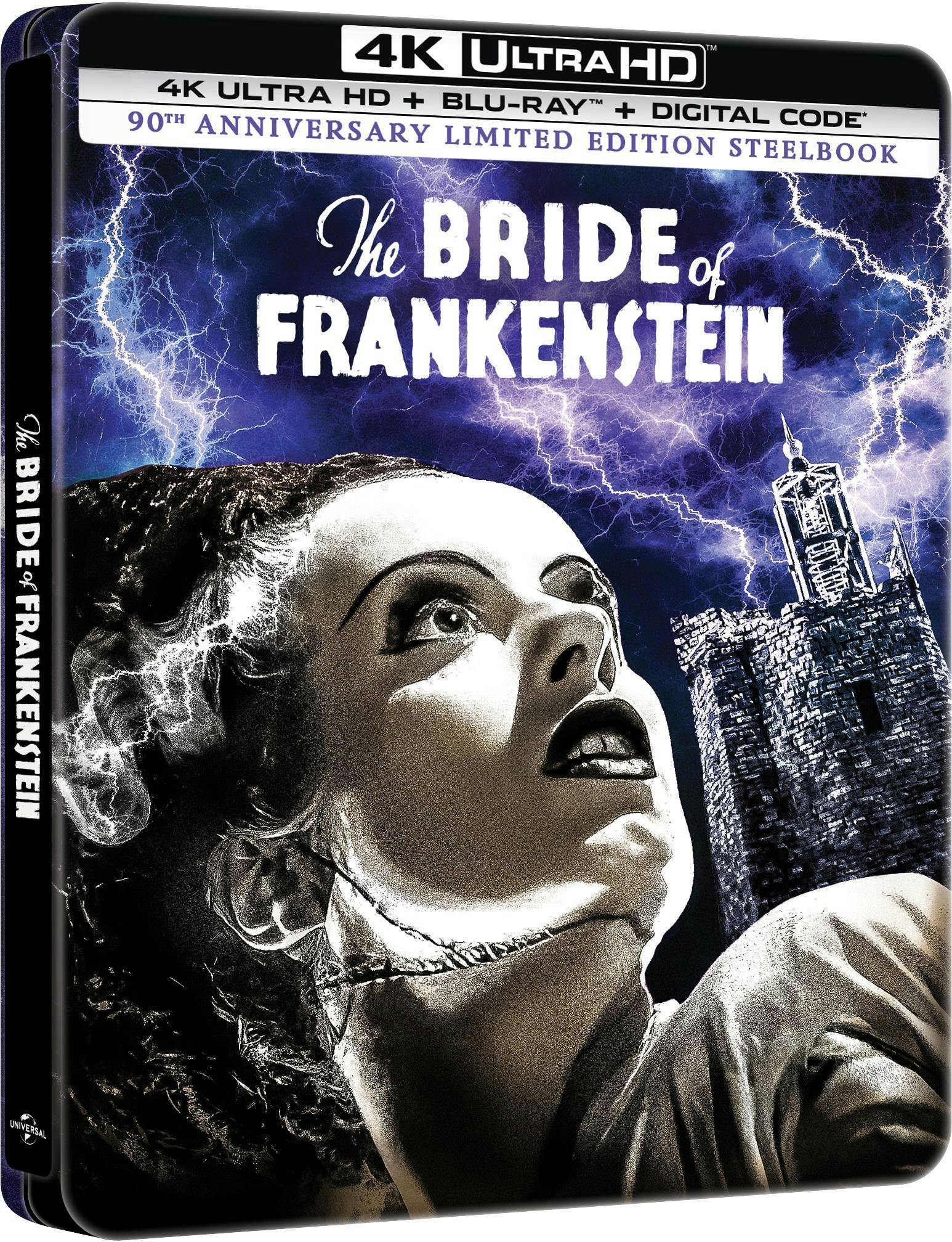 The Bride of Frankenstein - 90th Anniversary Limited Edition Steelbook 4K Ultra HD + Blu-ray + Digital (Limited Edition 4K Ultra HD Steelbook + Blu-ray + Digital) [UHD] - Image 2