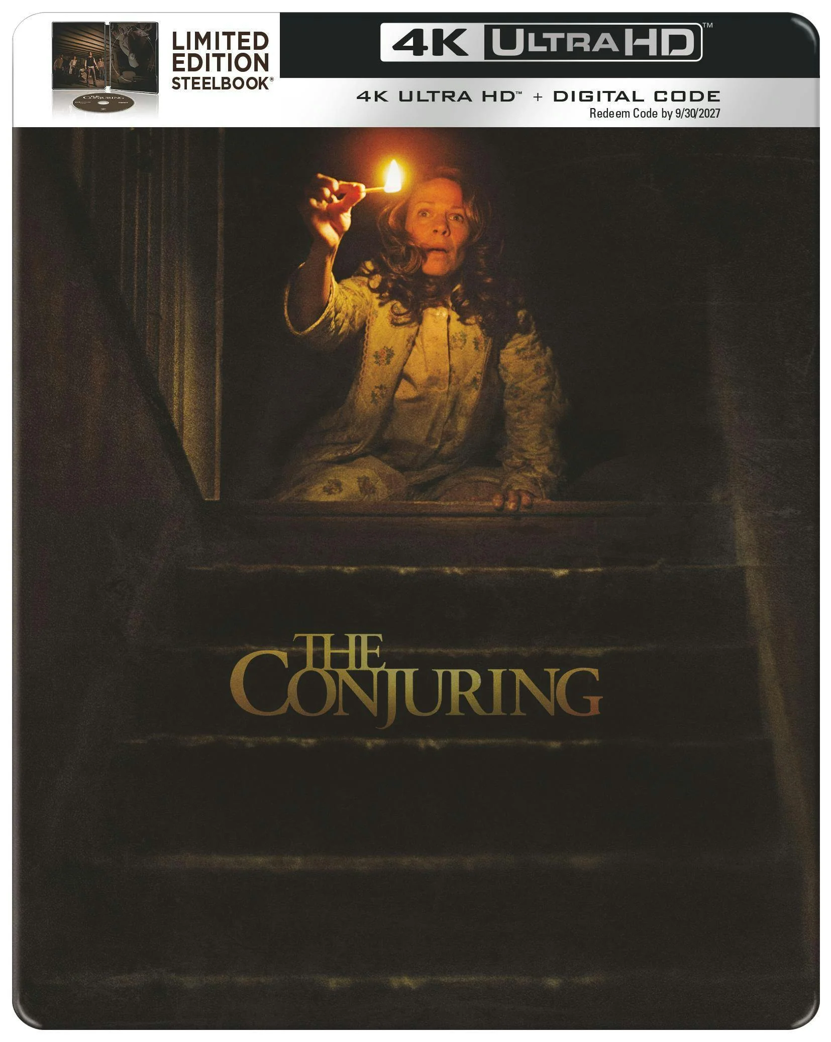 The Conjuring (Limited Edition 4K Ultra HD Steelbook + Digital) [UHD]