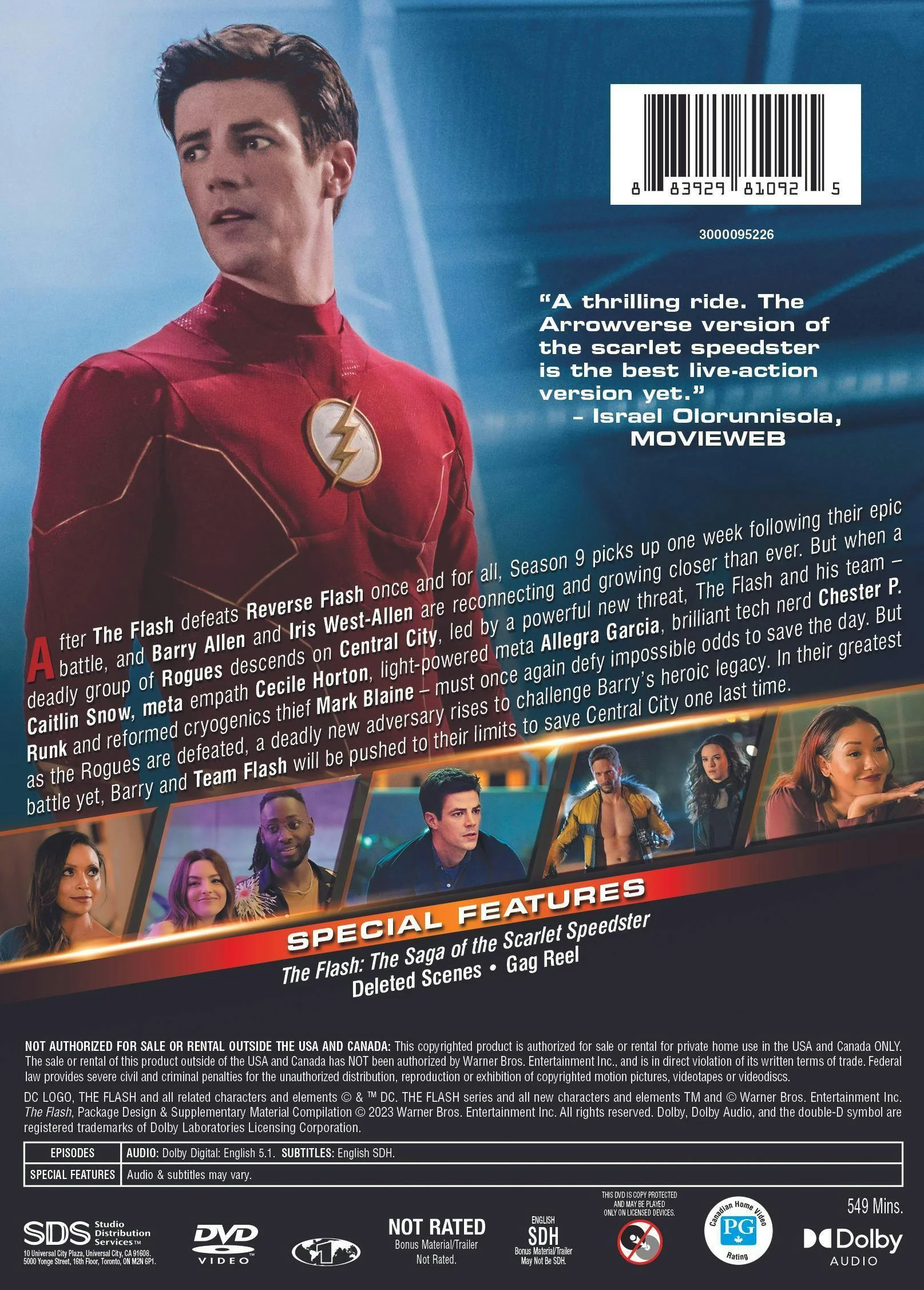 The Flash: The Ninth and Final Season (Box Set) [DVD] - Image 3
