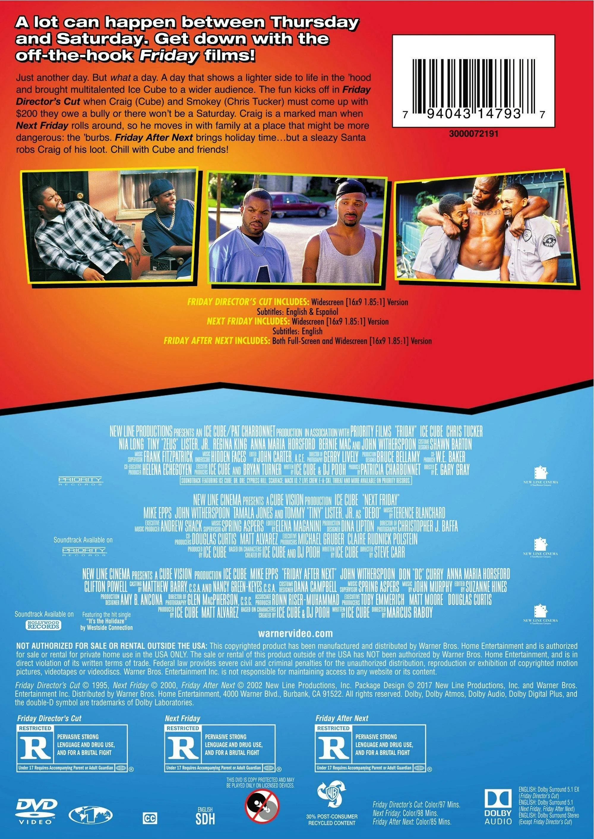 Friday/Next Friday/Friday After Next (DVD Triple Feature) [DVD] - Image 2