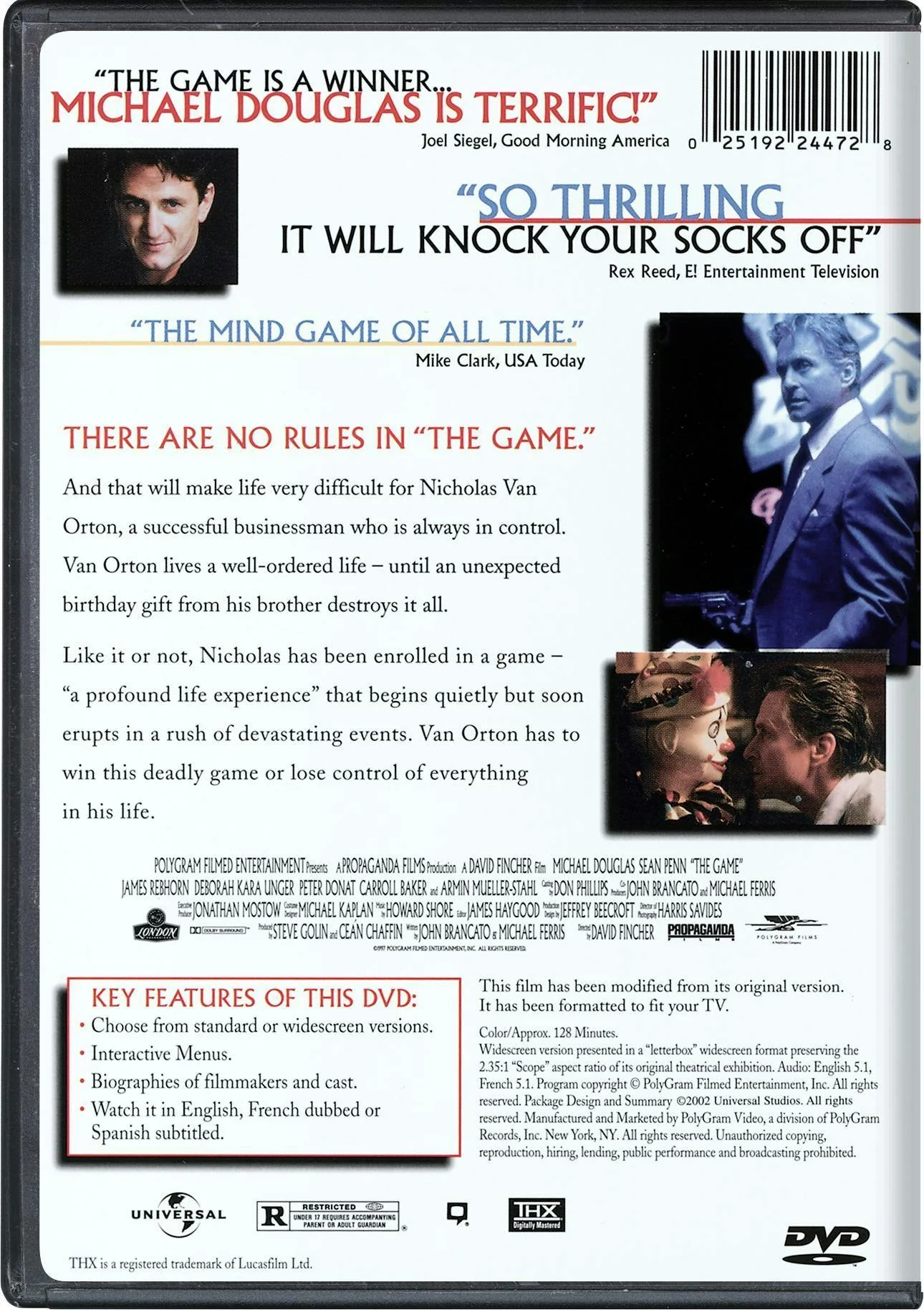 The Game [DVD] - Image 3