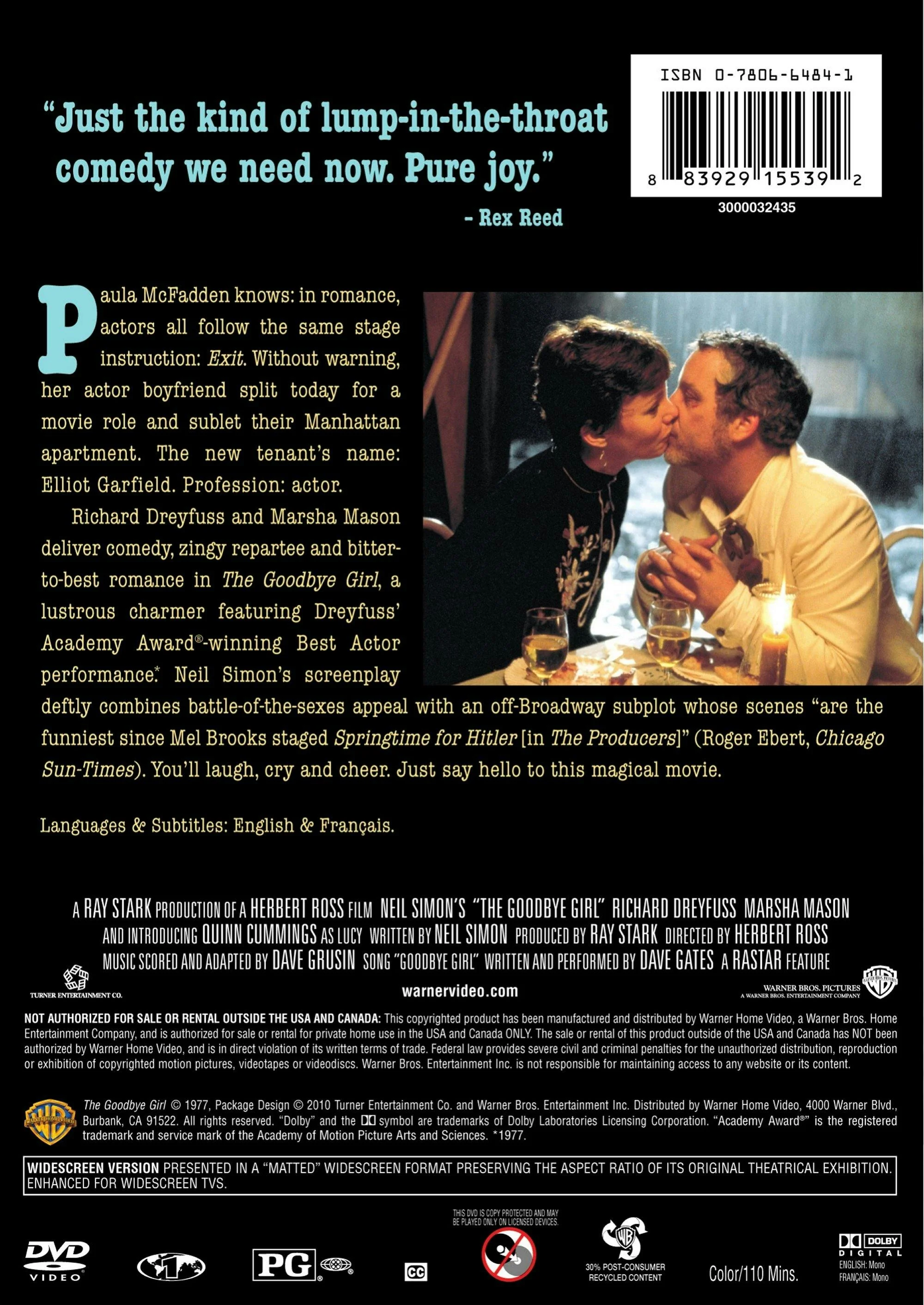 The Goodbye Girl (DVD New Packaging) [DVD] - Image 2