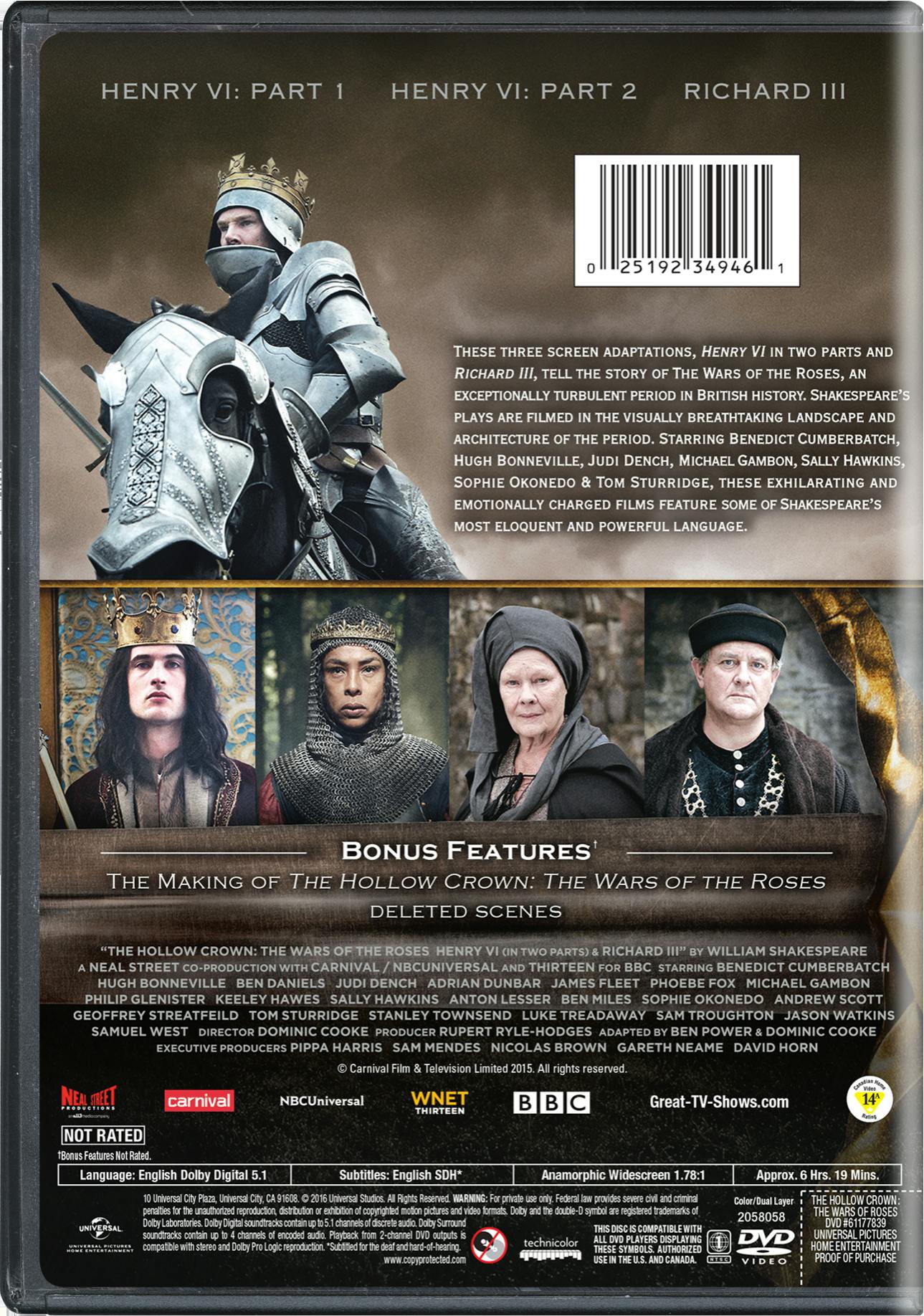 The Hollow Crown: The Wars of the Roses [DVD] - Image 2