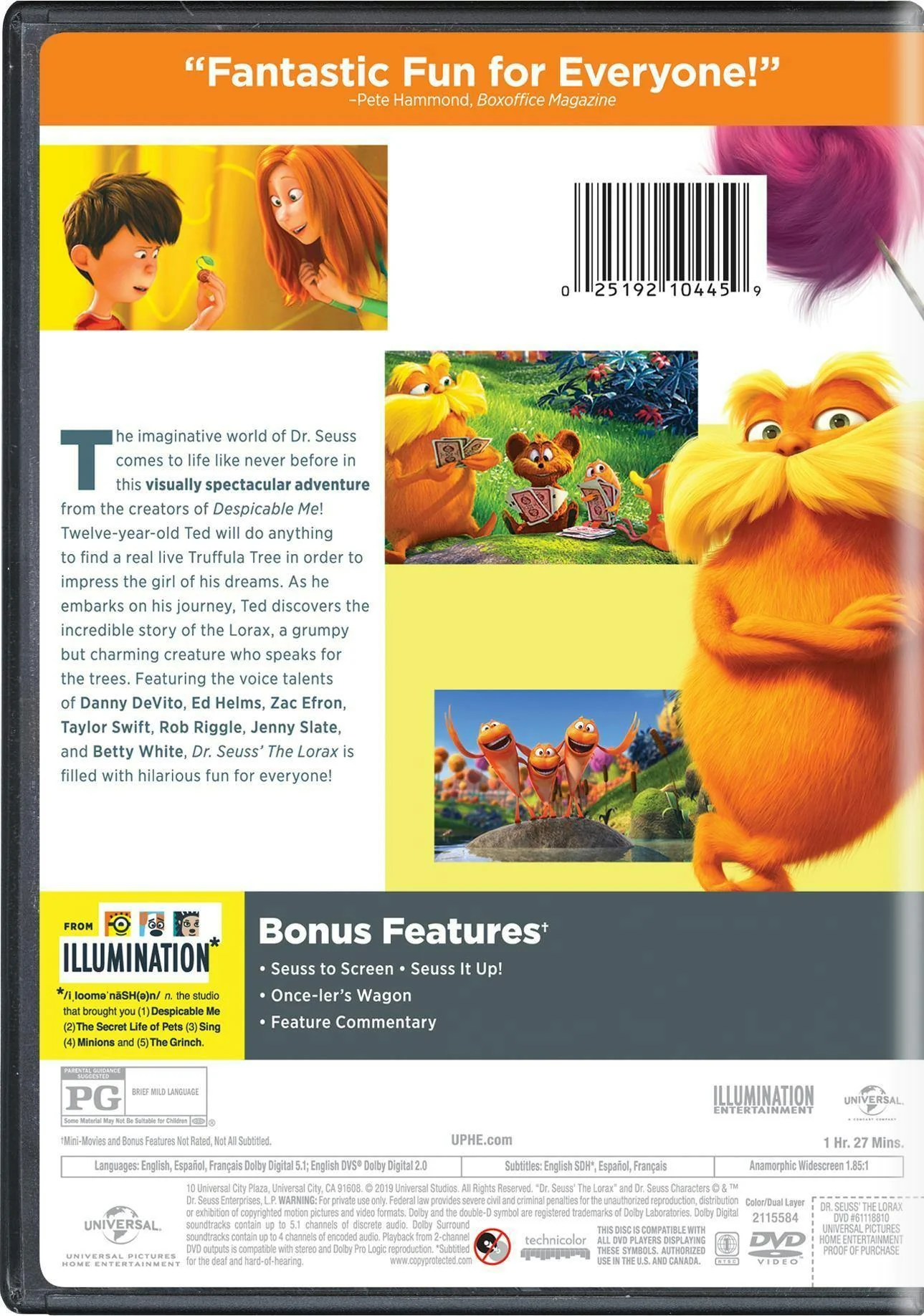 The Lorax [DVD] - Image 2