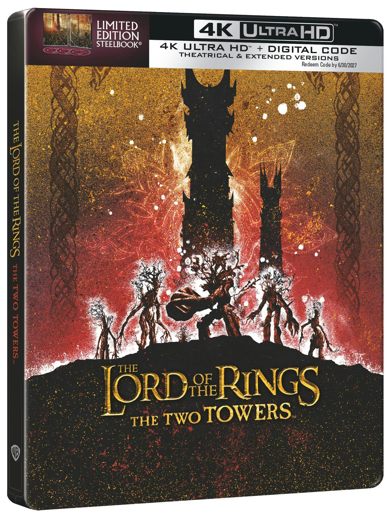The Lord of the Rings: The Two Towers – Theatrical & Extended Version (Limited Edition 4K Ultra HD Steelbook + Digital) [UHD] - Image 2