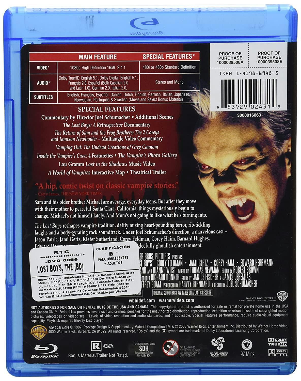 The Lost Boys (Blu-ray Special Edition) [Blu-ray] - Image 2