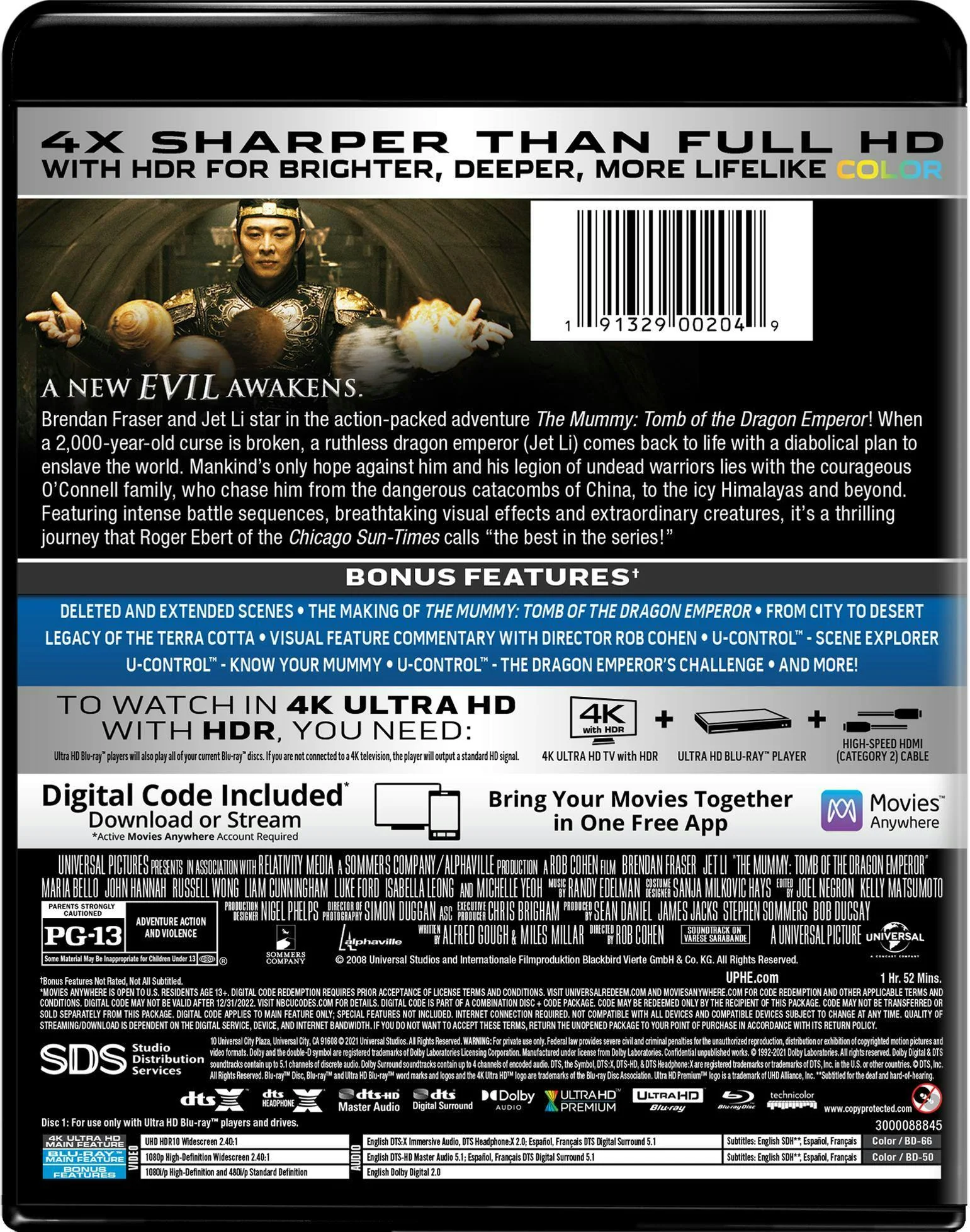The Mummy: Tomb of the Dragon Emperor (4K Ultra HD) [UHD] - Image 2