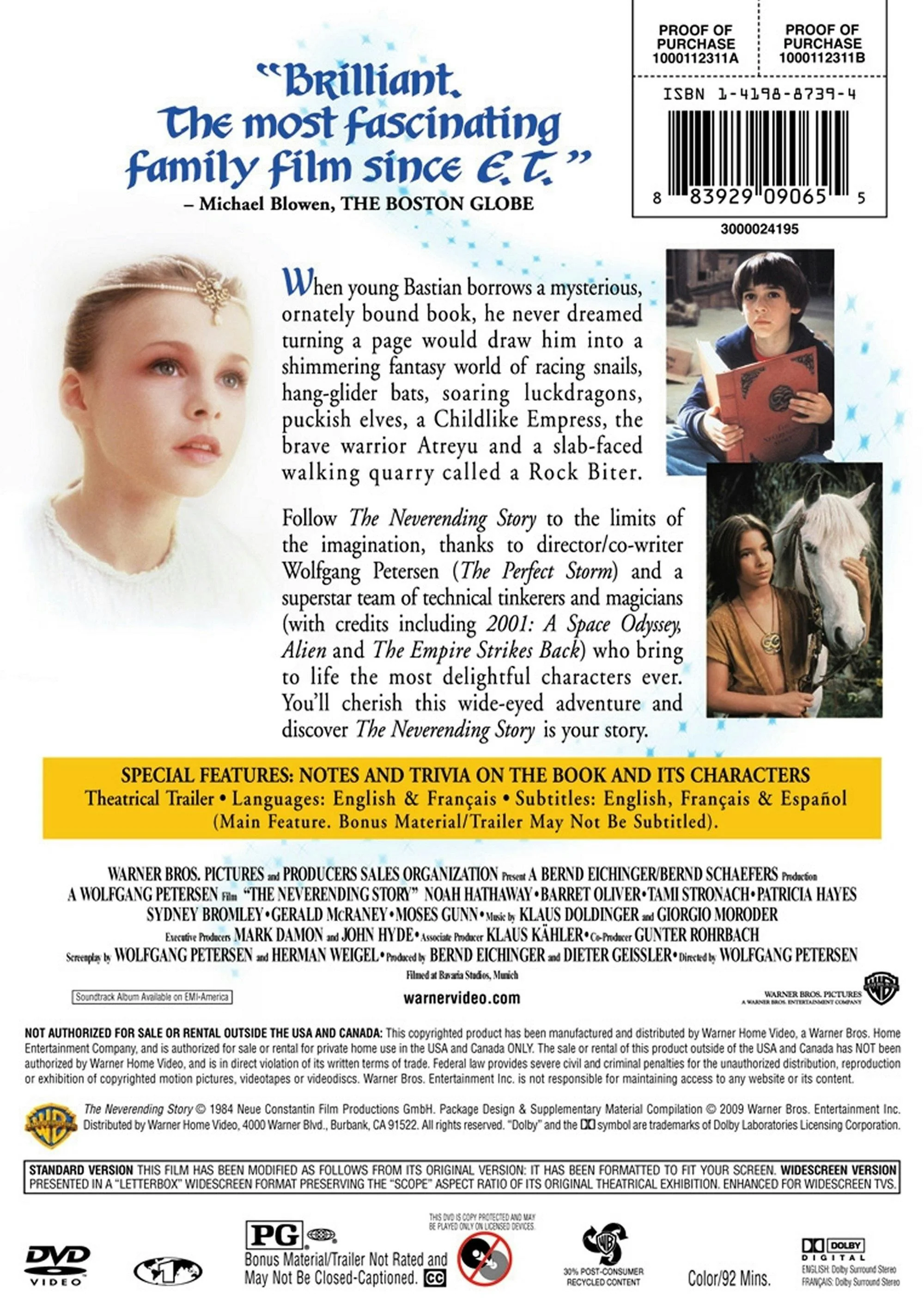 The Neverending Story (DVD New Packaging) [DVD] - Image 2