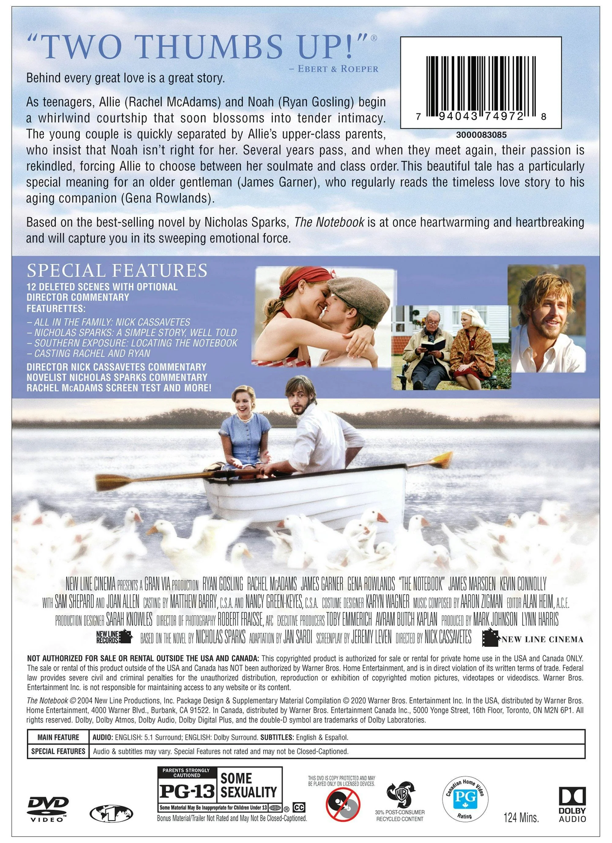 The Notebook (DVD Platinum Series) [DVD] - Image 2