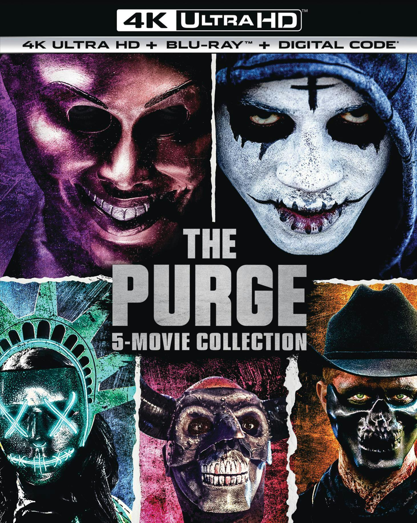The Purge: 5-Movie Collection - 4K Ultra HD + Blu-ray + Digital (4K Ultra HD + Blu-ray + Digital) [UHD] - Image 2
